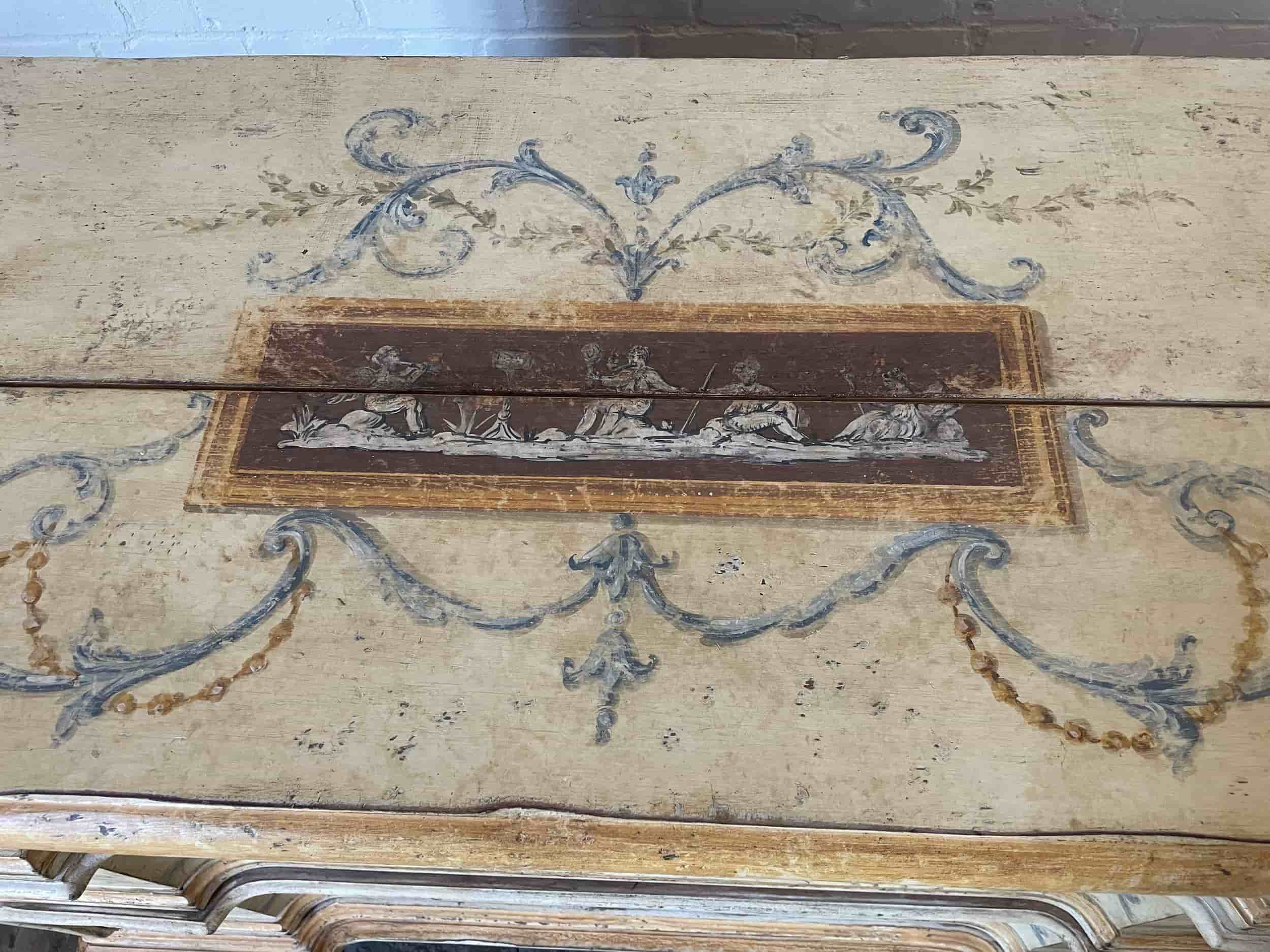 Italian Painted Desk gallery image 3