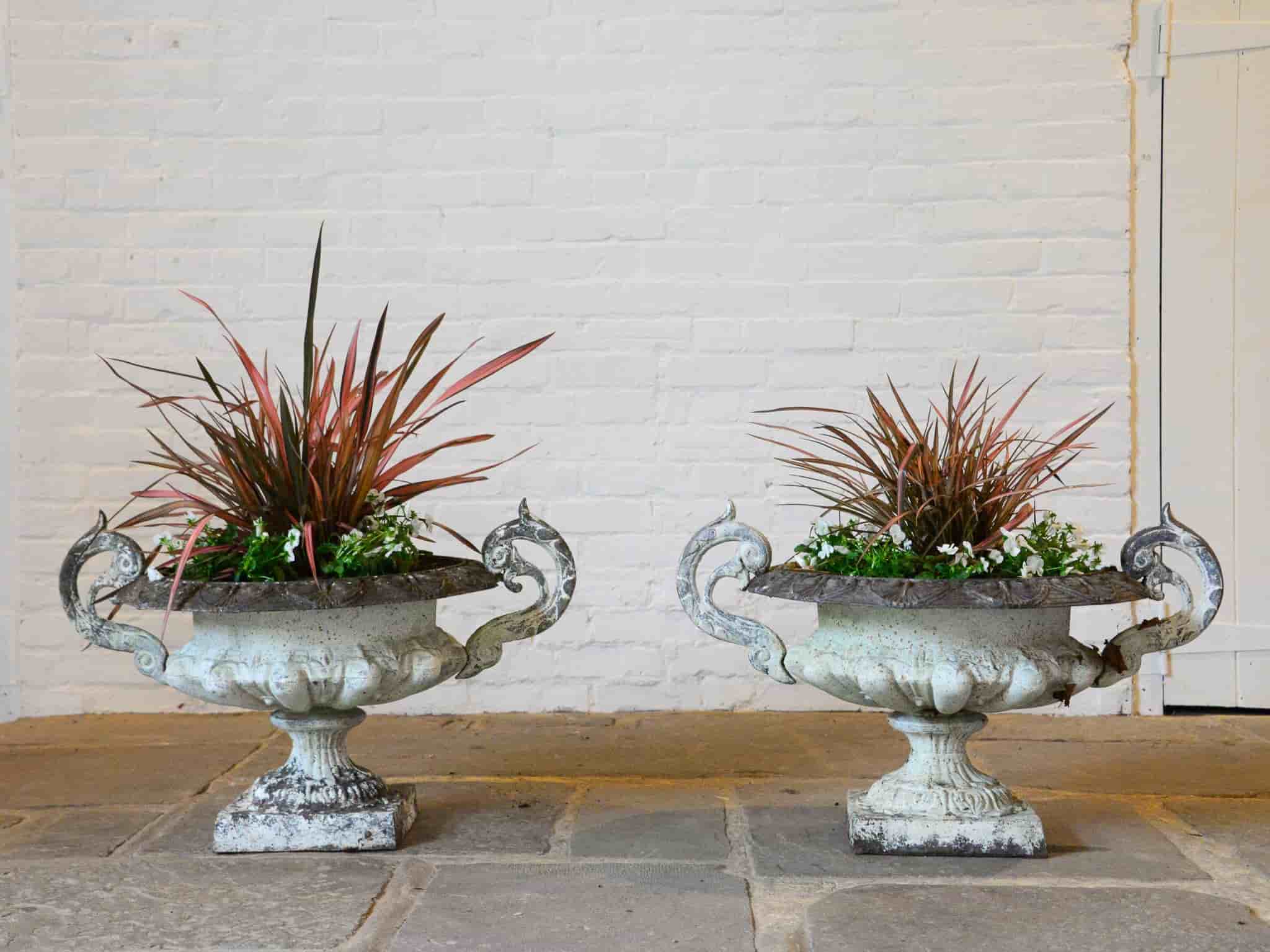 French 19th Century Cast Iron Jardinières gallery image 2