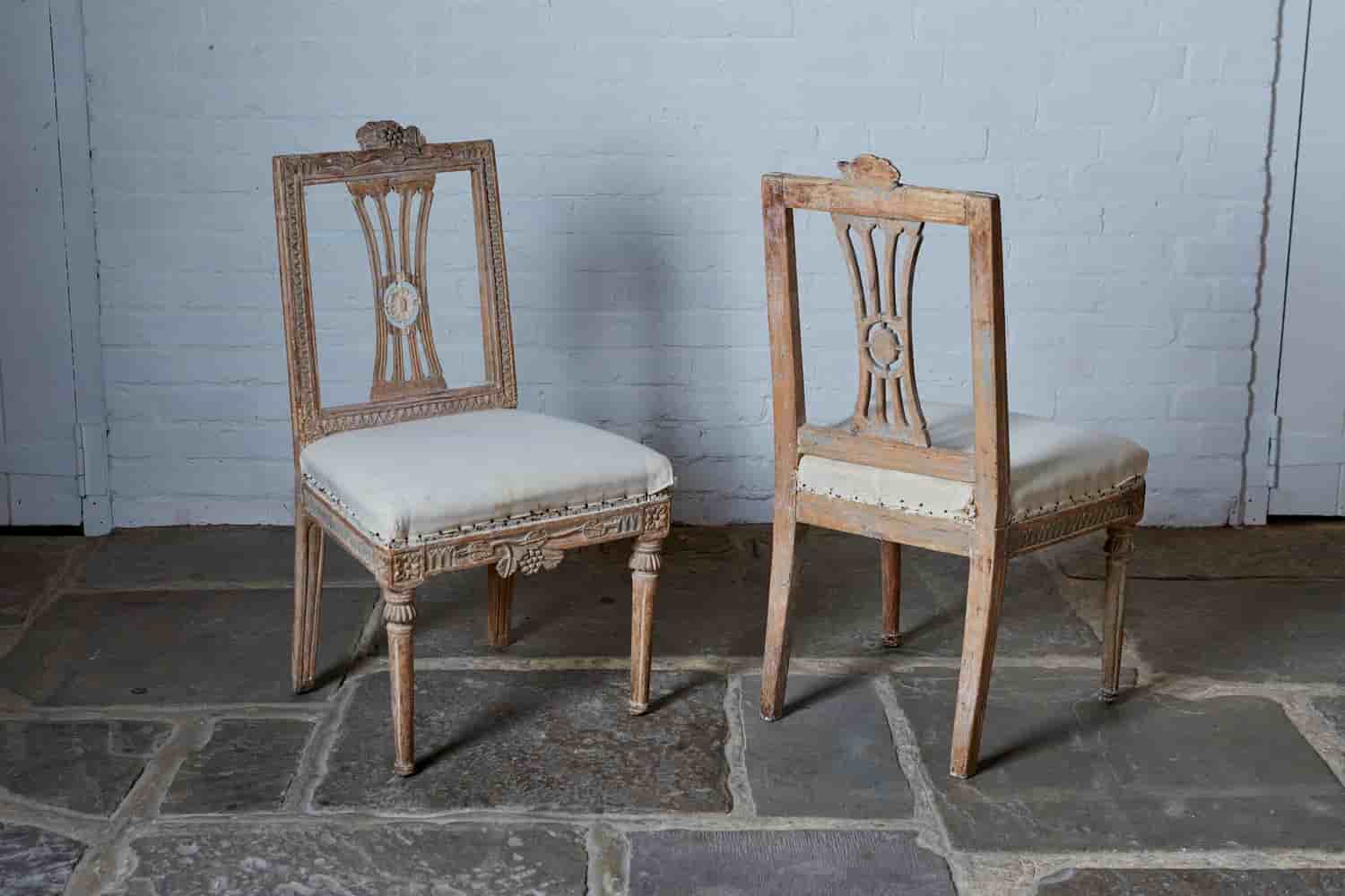 Pair of Gustavian Chairs gallery image 1