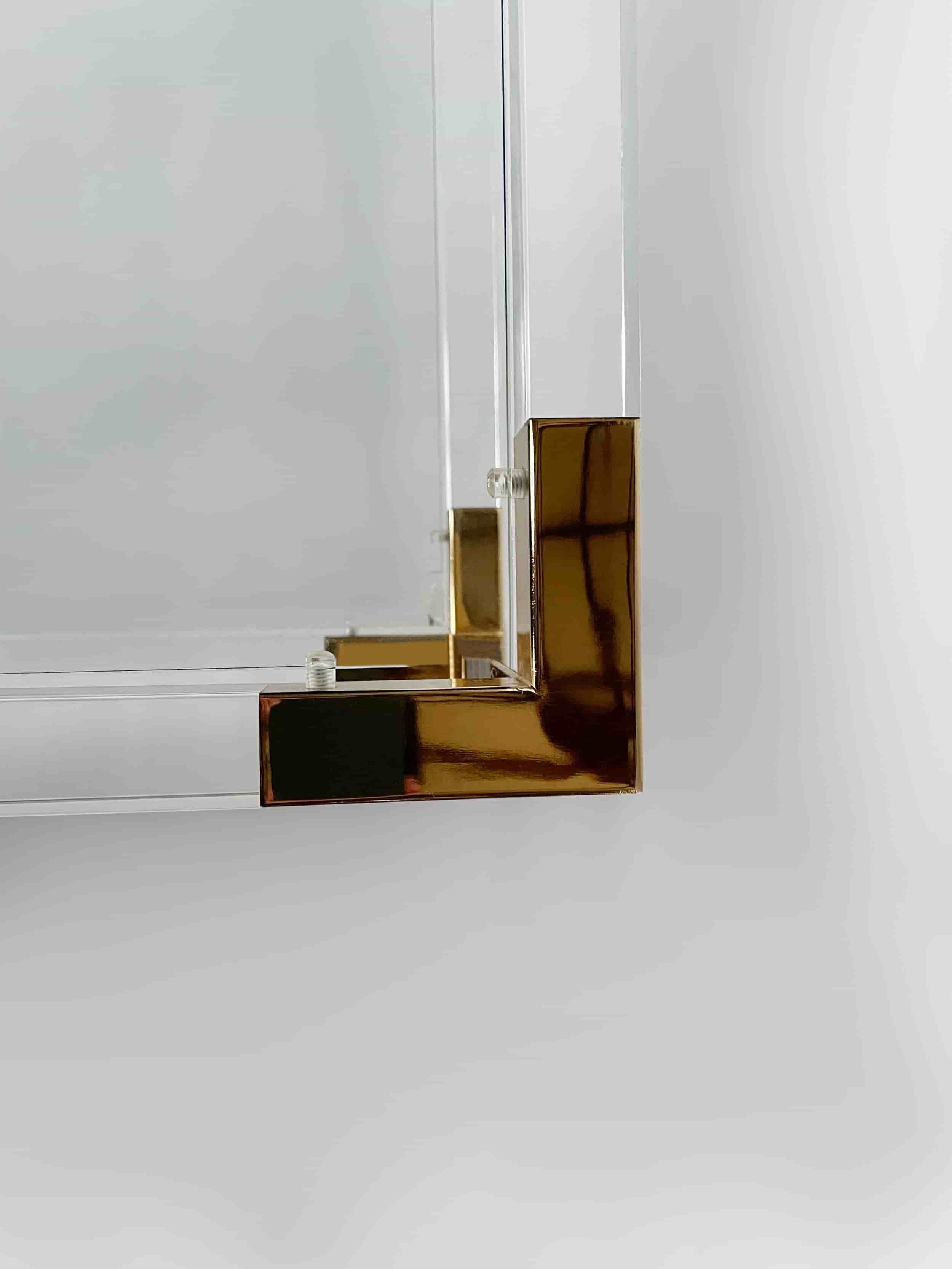 1970s Glass and Lucite Coffee Table gallery image 2