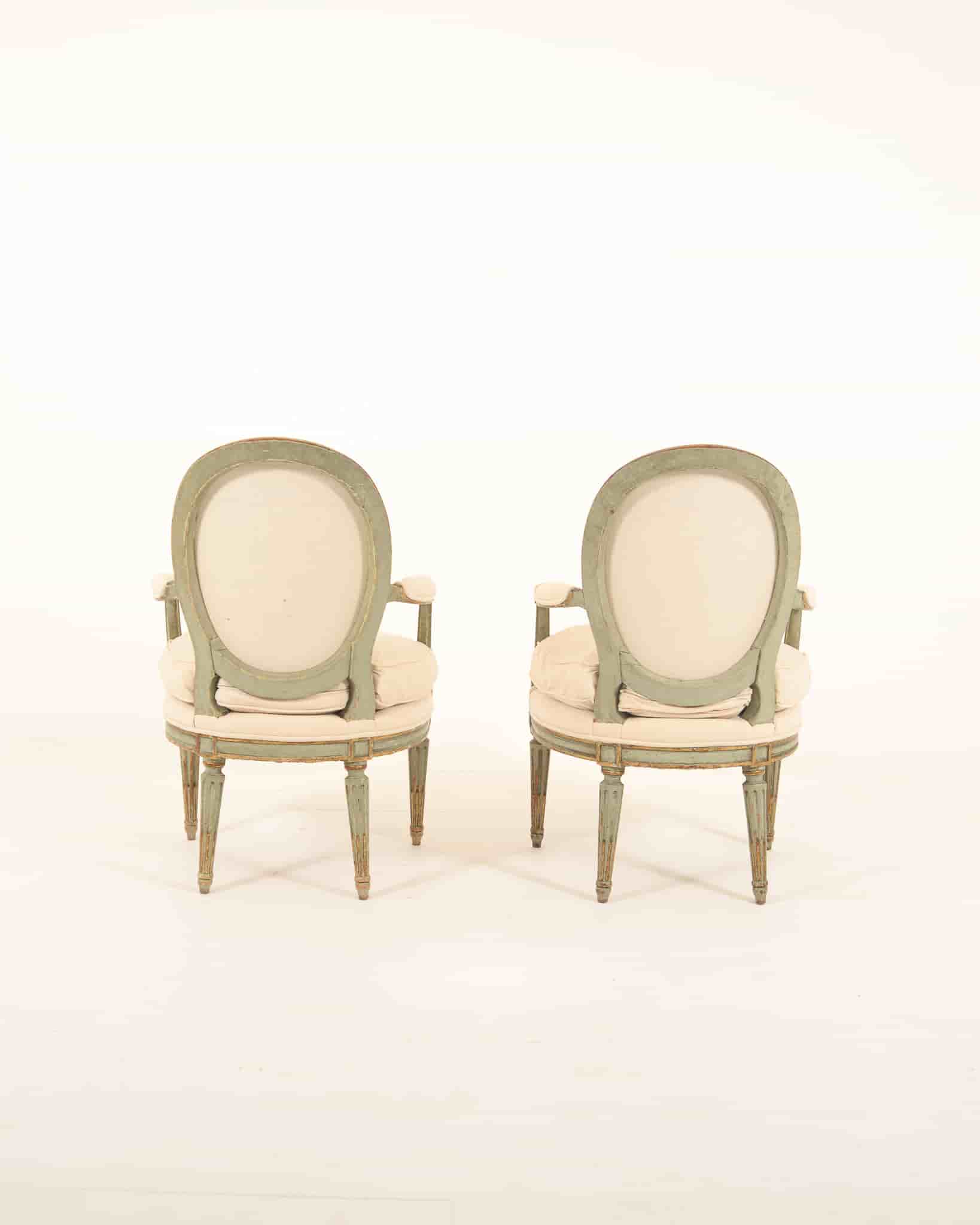 Pair of French 18th Century Armchairs gallery image 5