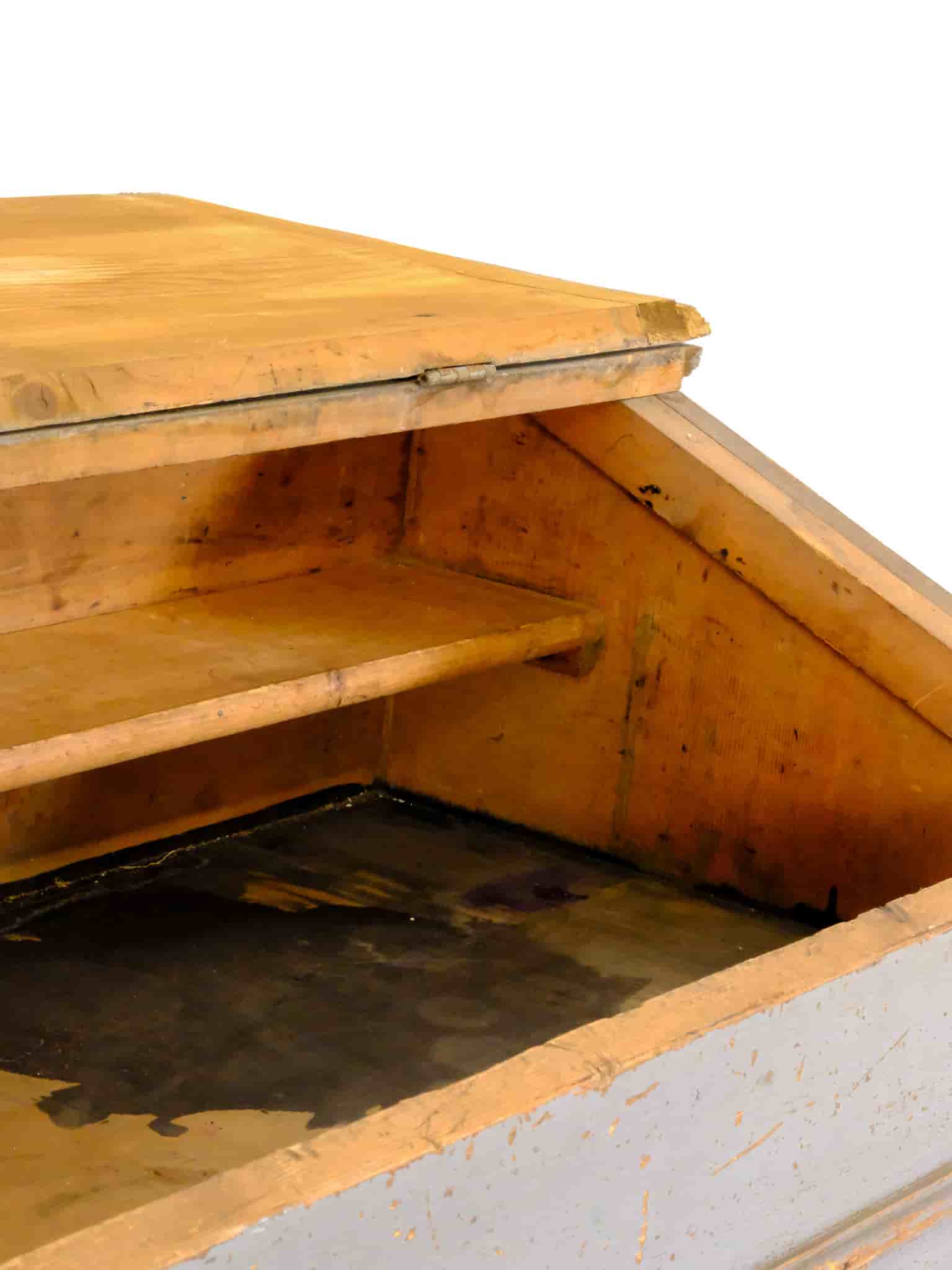 French Painted Pine Desk gallery image 16