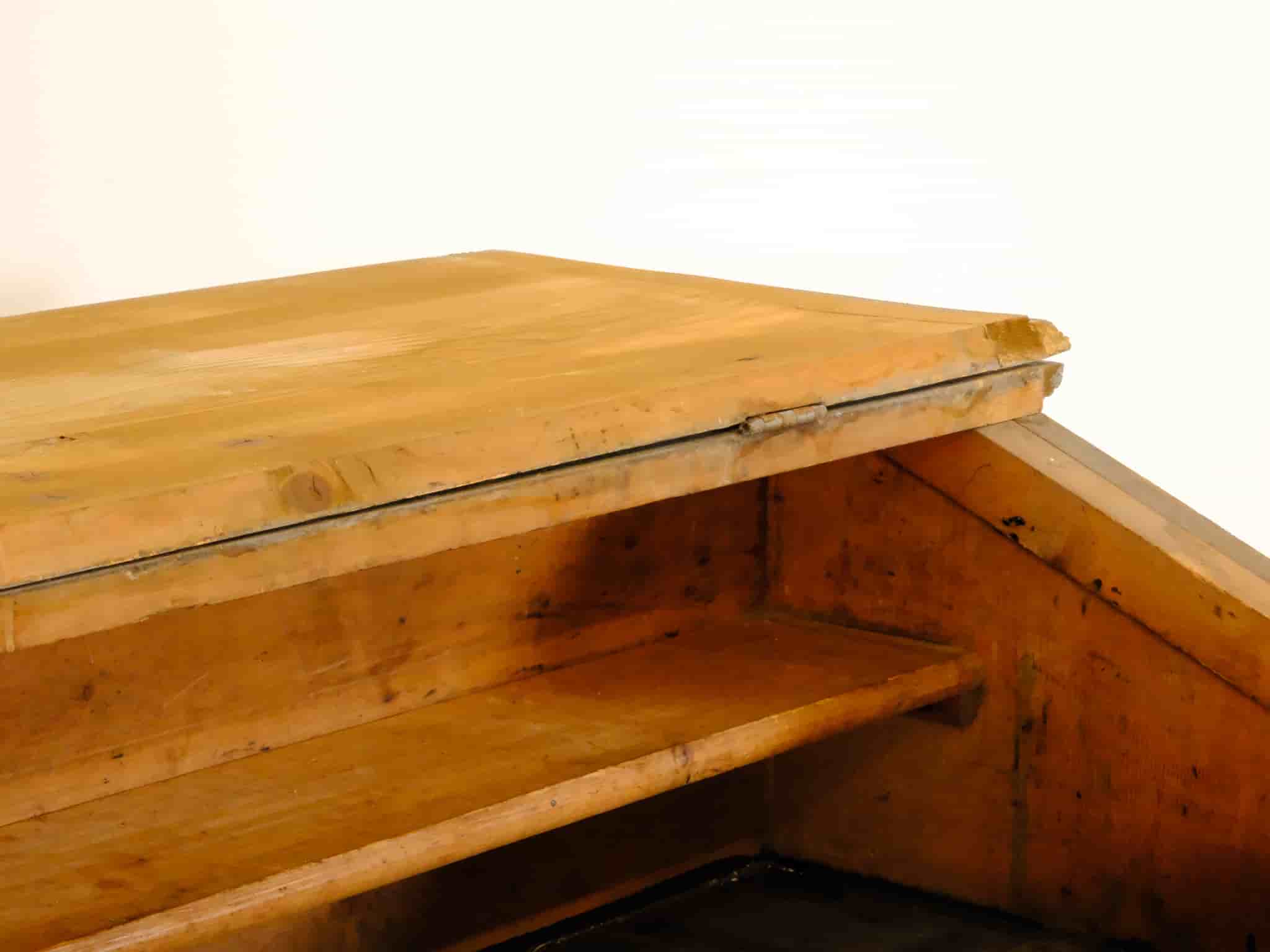 French Painted Pine Desk gallery image 17