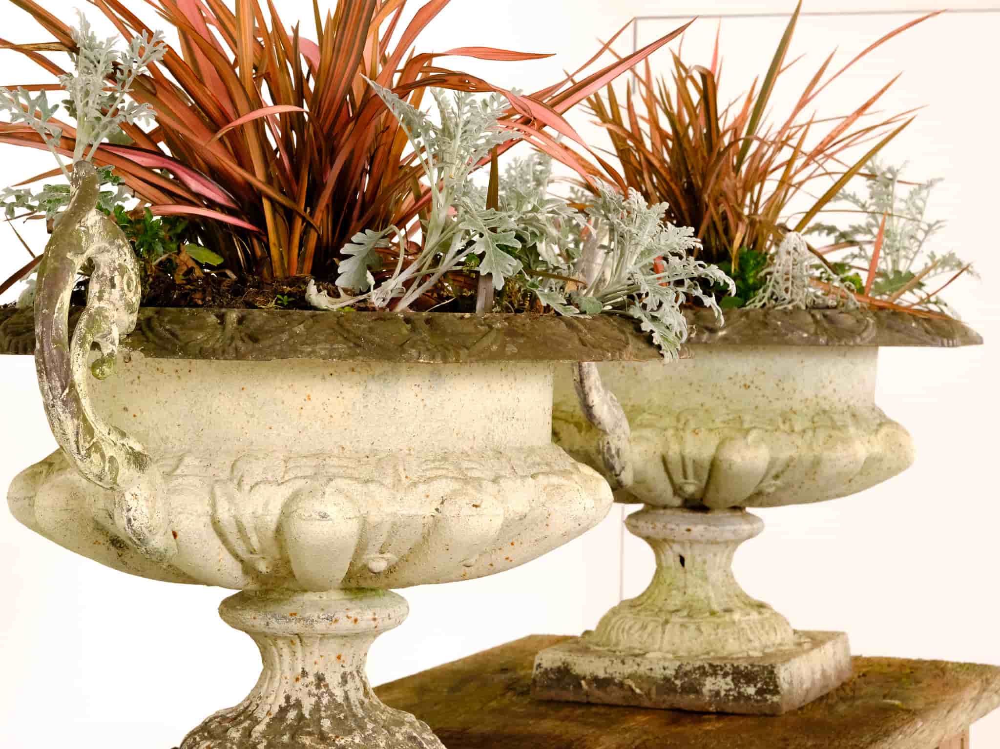 French 19th Century Cast Iron Jardinières gallery image 9