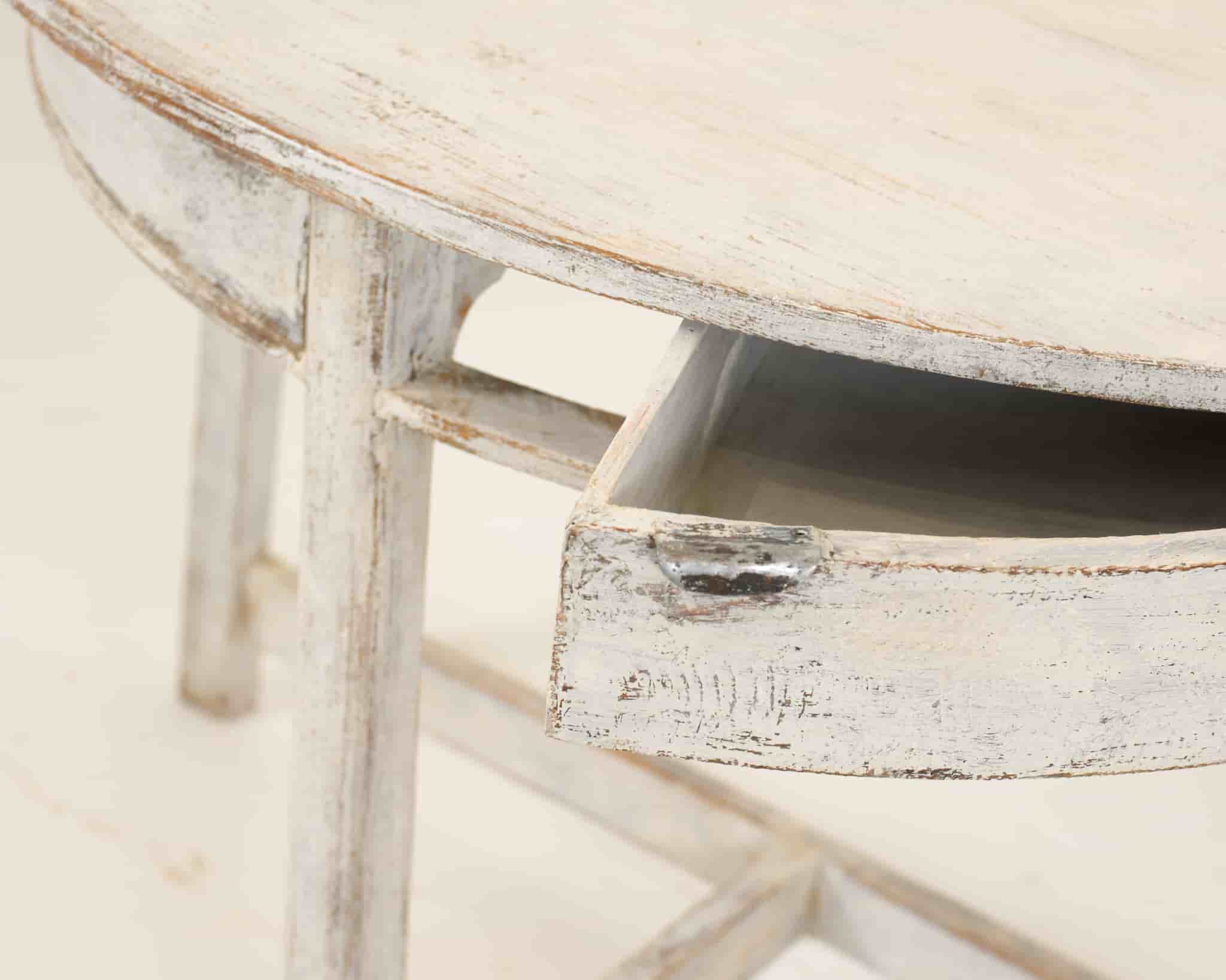 Pair of Swedish Demi Lunes with Drawers gallery image 4