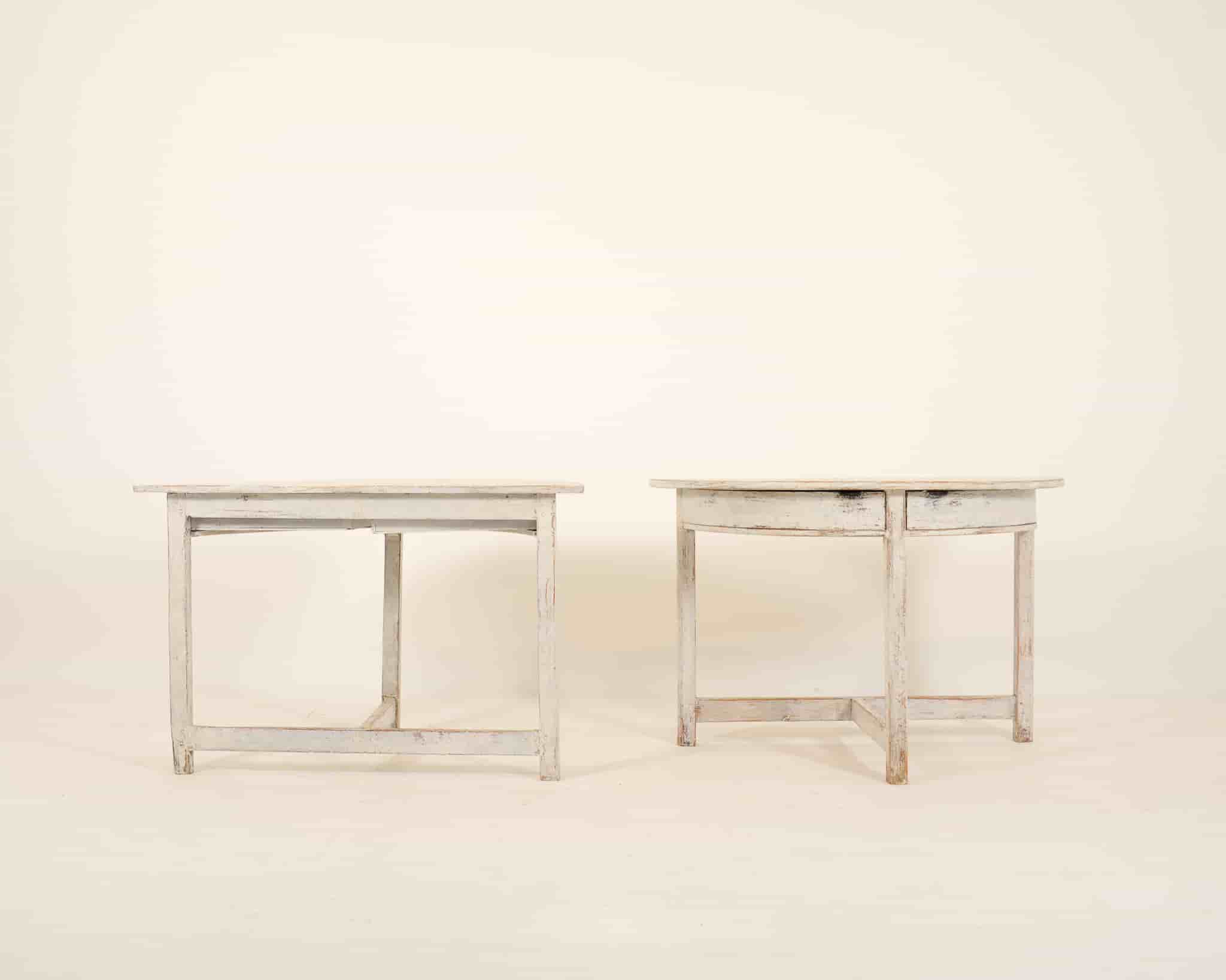 Pair of Swedish Demi Lunes with Drawers gallery image 8