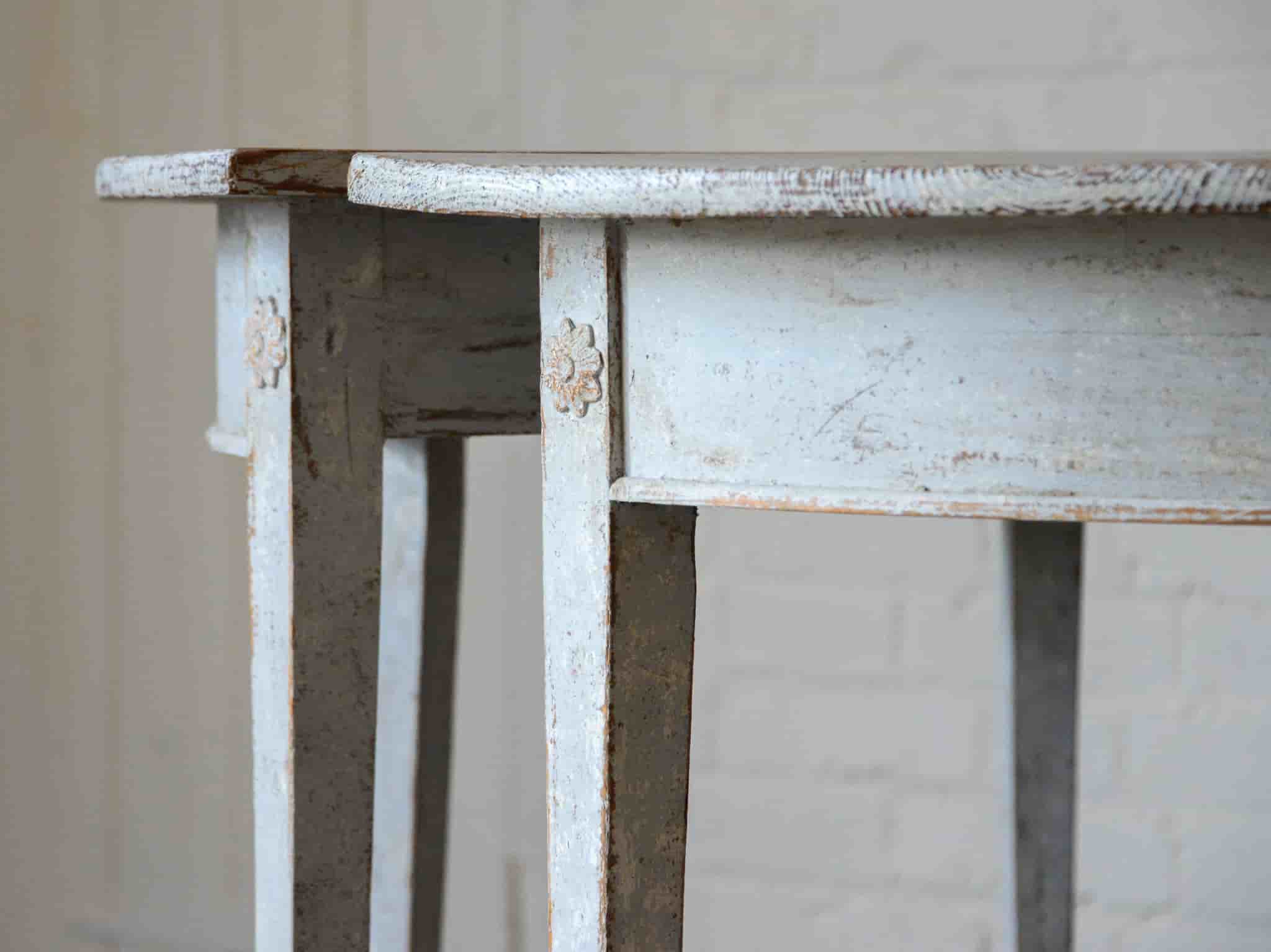 Pair of Swedish Demi-Lune Tables gallery image 4