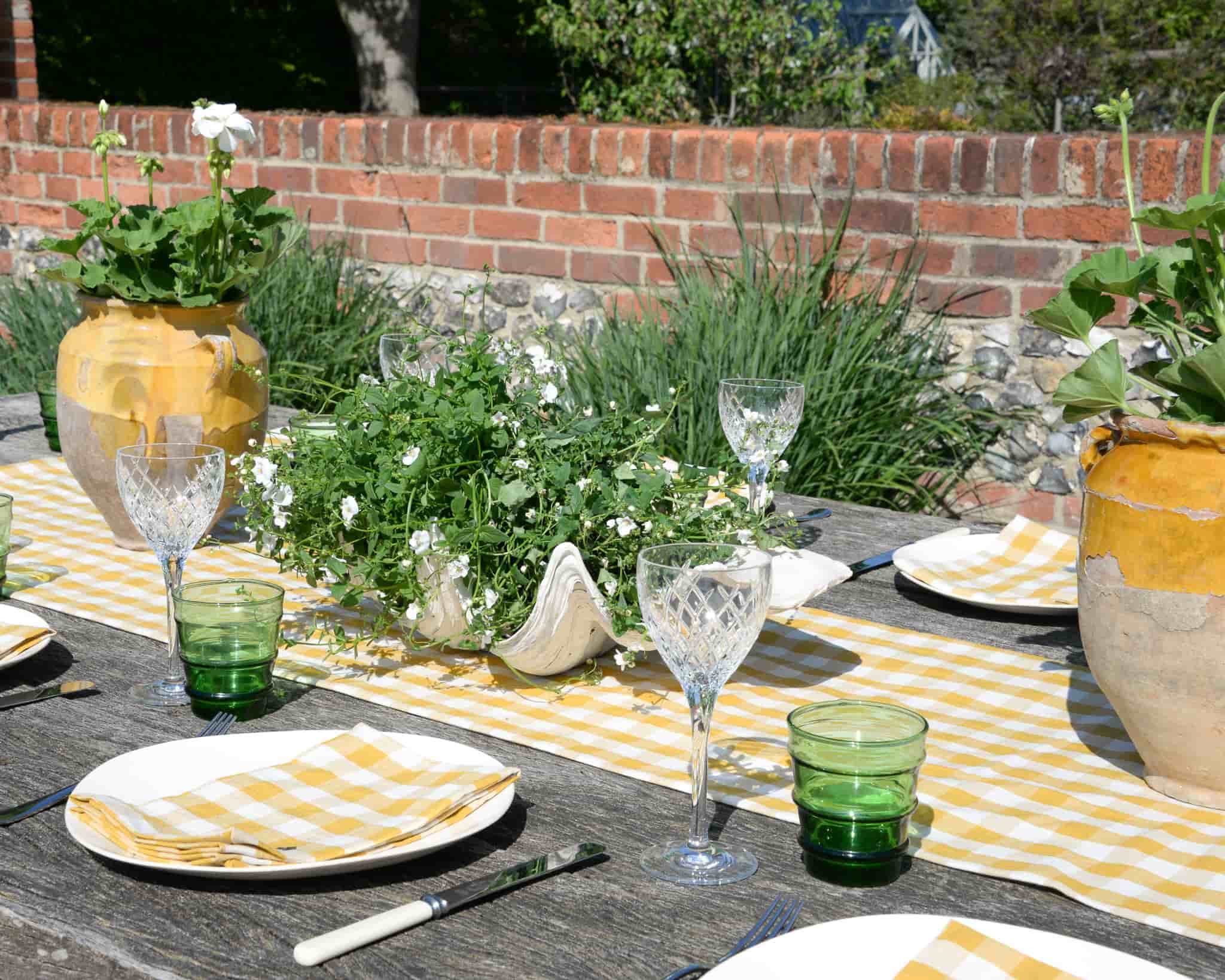 Teak Garden Table for 10 and 2 teak benches gallery image 2