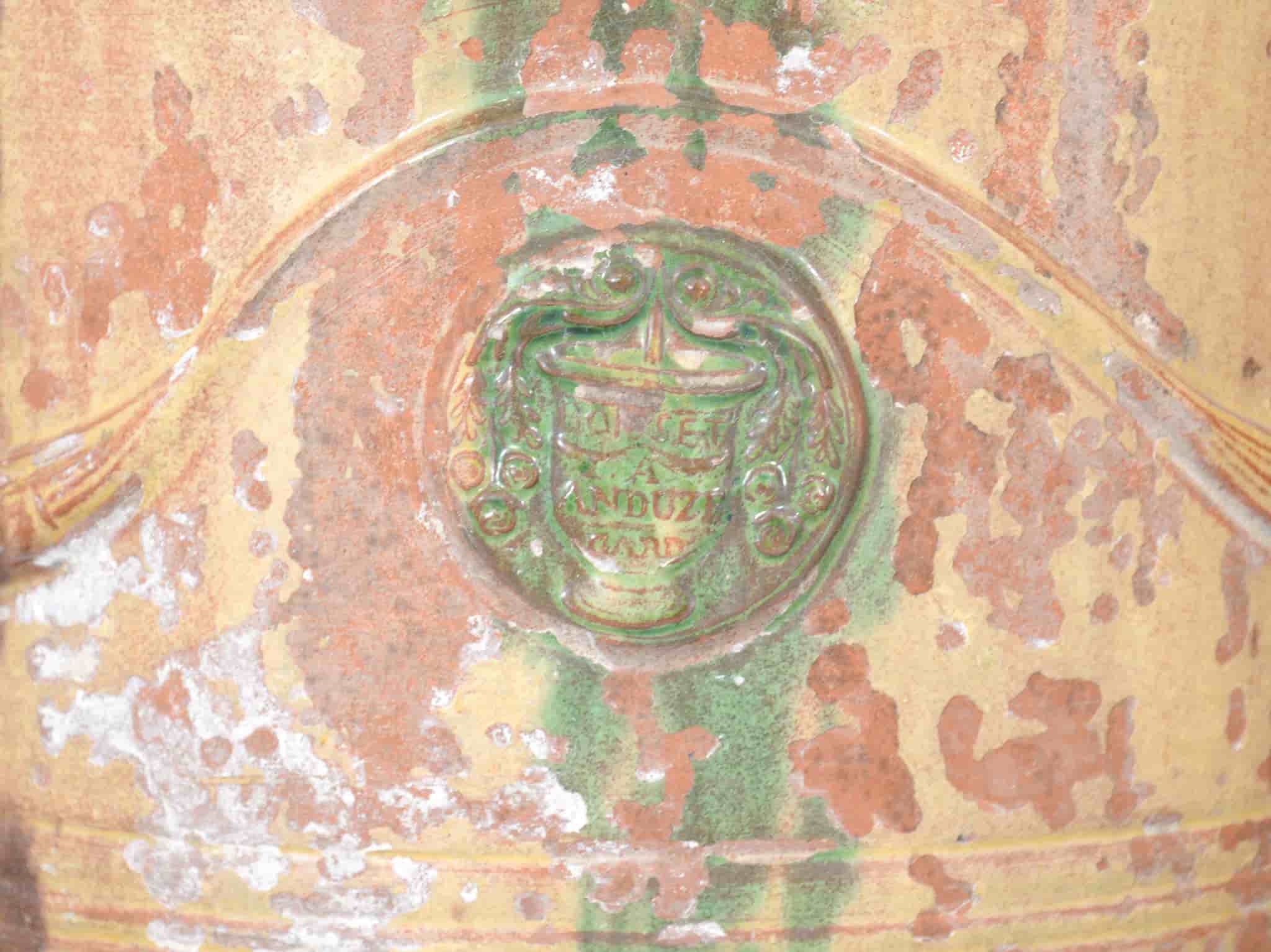 Pair of Anduze glazed planters 60cm gallery image 2