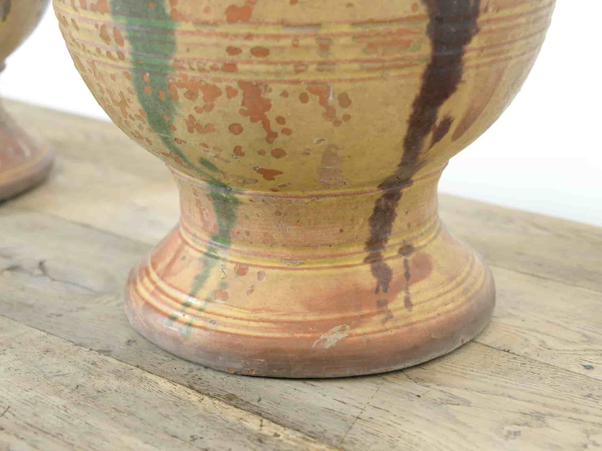 Pair of Anduze glazed planters 60cm gallery image 4