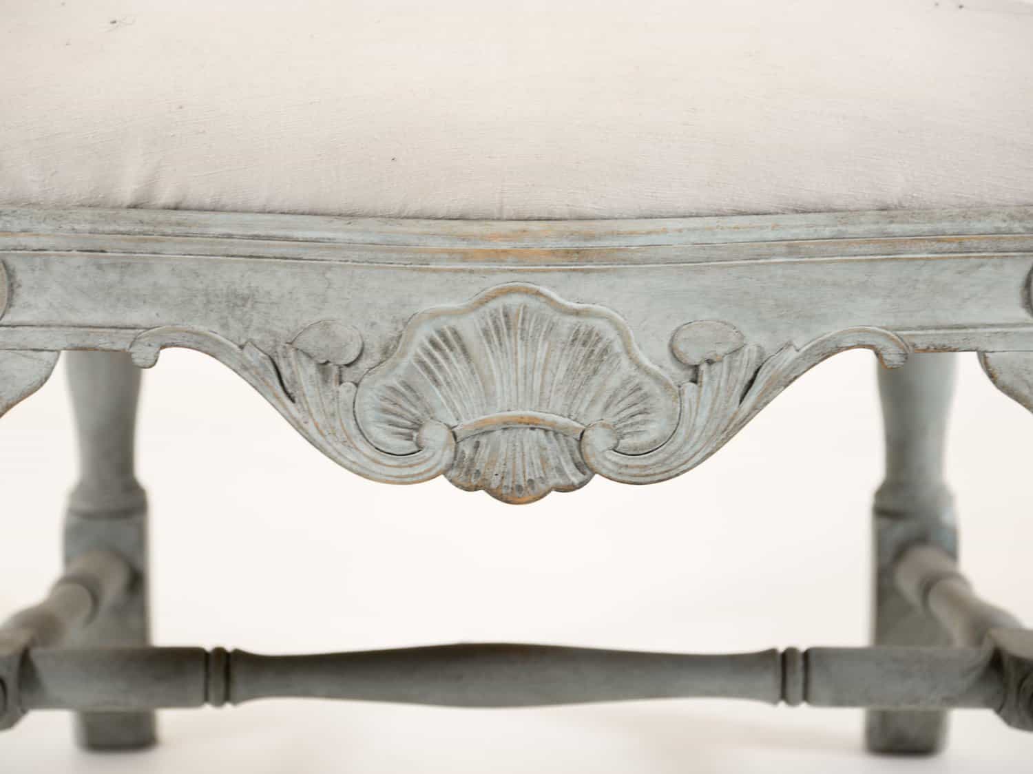 Swedish Rococo carver chair