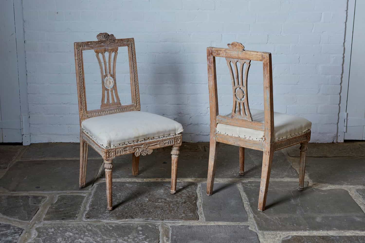 Pair of Gustavian chairs