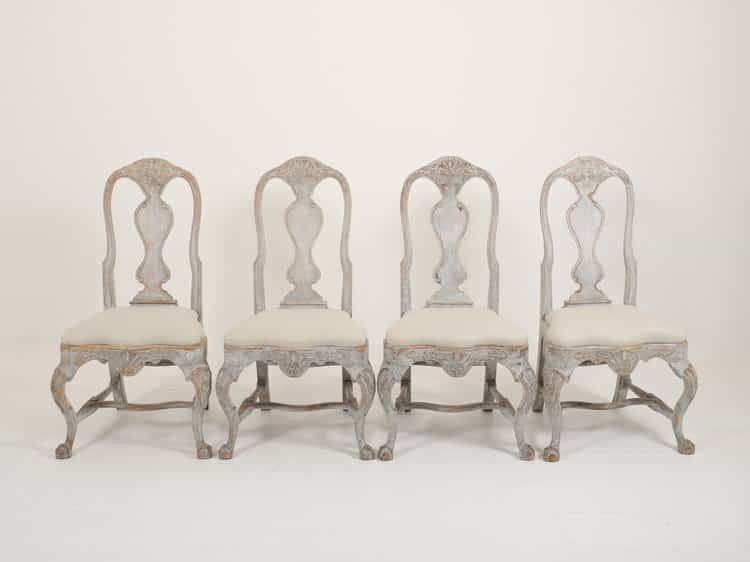 Set of 4 Swedish Dining Chairs