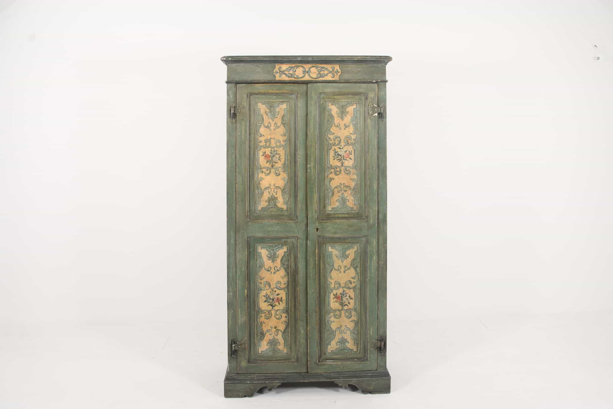 Painted Italian 19th century cupboard