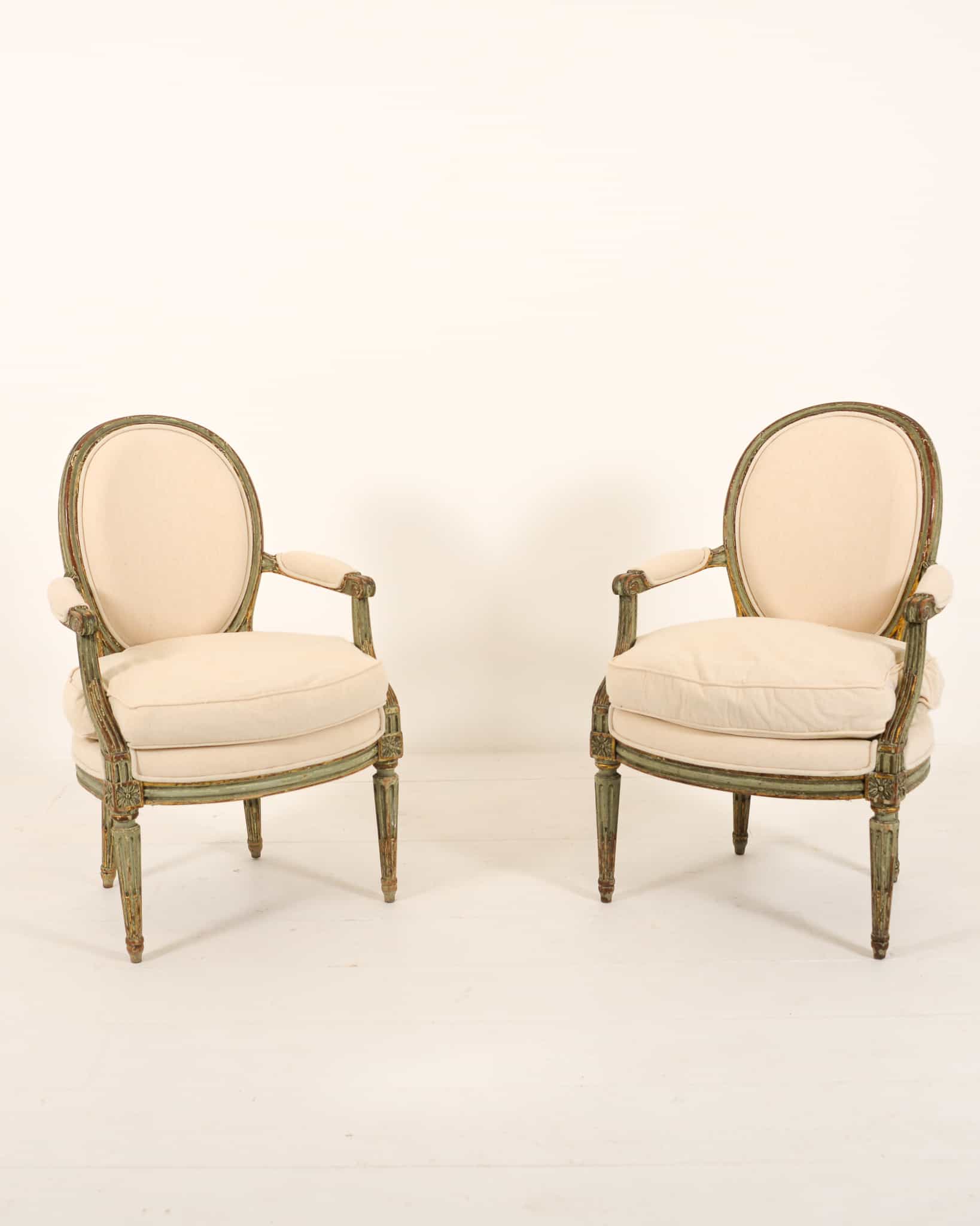 Pair of French 18th Century Armchairs main image