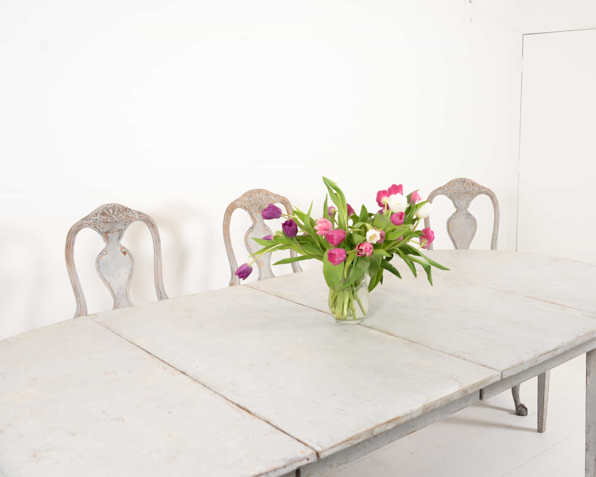 Swedish extending dining table 18th century