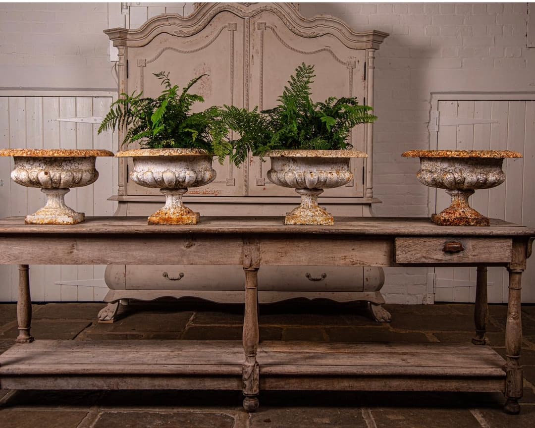 French Cast Iron Planters main image