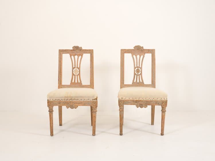 Pair of Gustavian Chairs main image