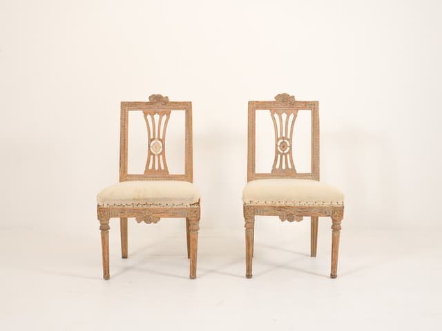 Pair of Gustavian Chairs