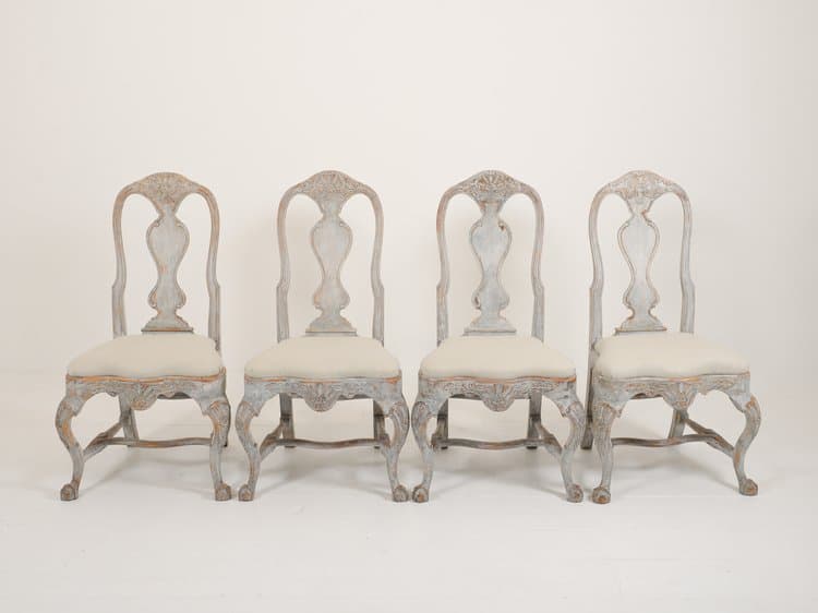 Set of 4 Swedish Dining Chairs main image