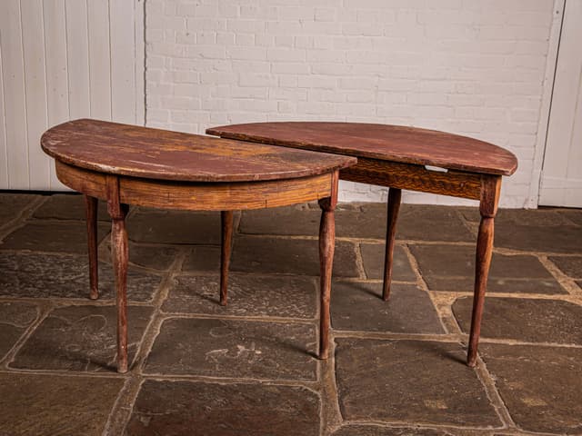 Pair of Swedish Demi Lunes