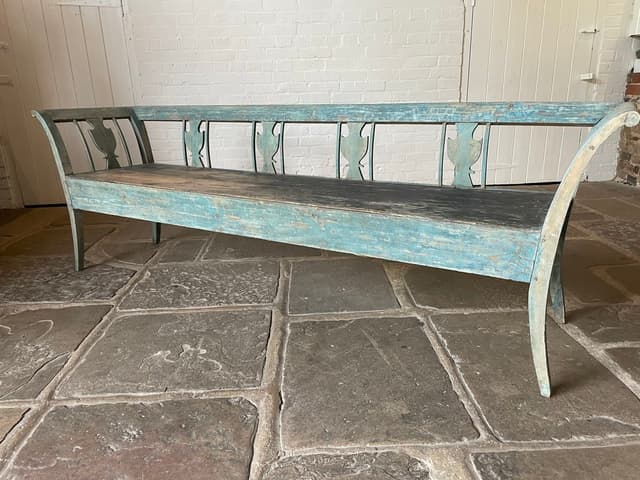 Swedish Folk Art Bench