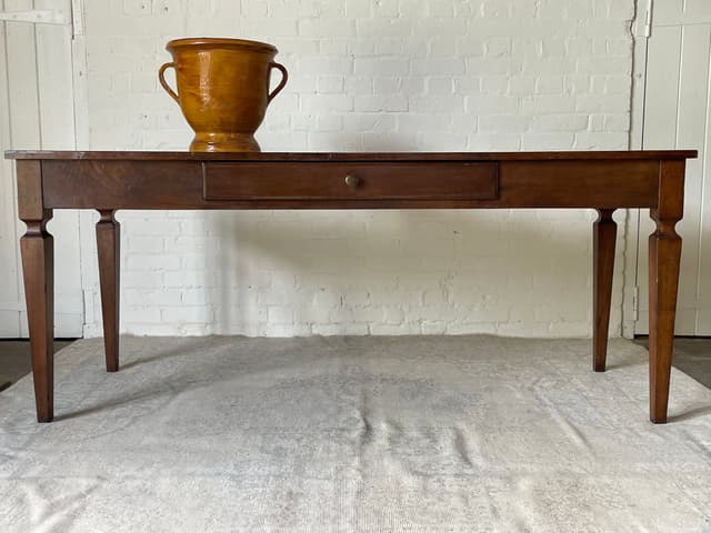 Italian Walnut Serving Table gallery image 1