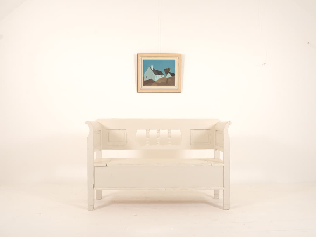 Modern Indoor Painted Bench main image