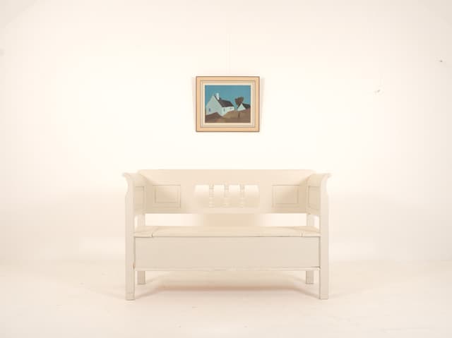 Modern Indoor Painted Bench