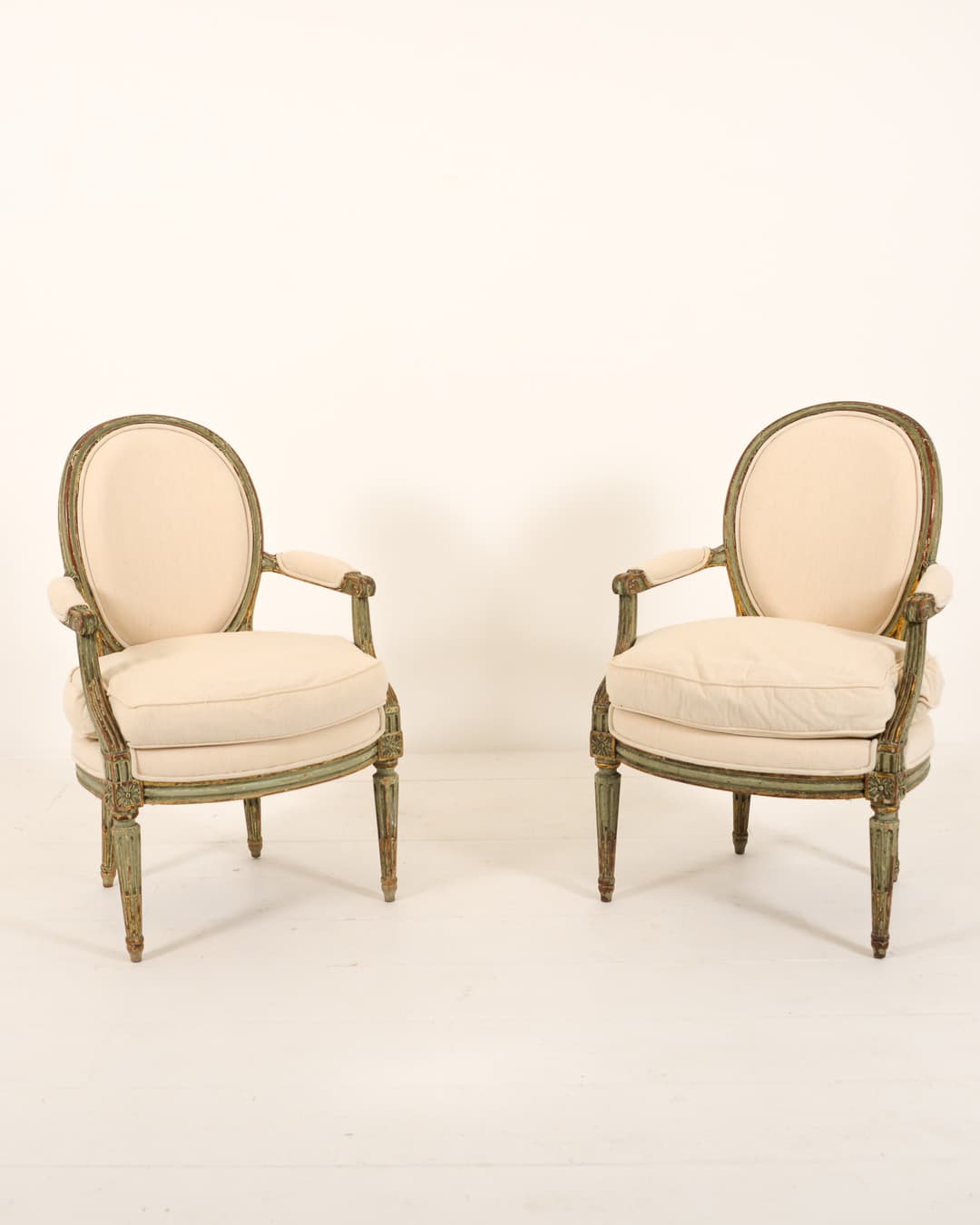 Pair of French 18th Century Armchairs main image