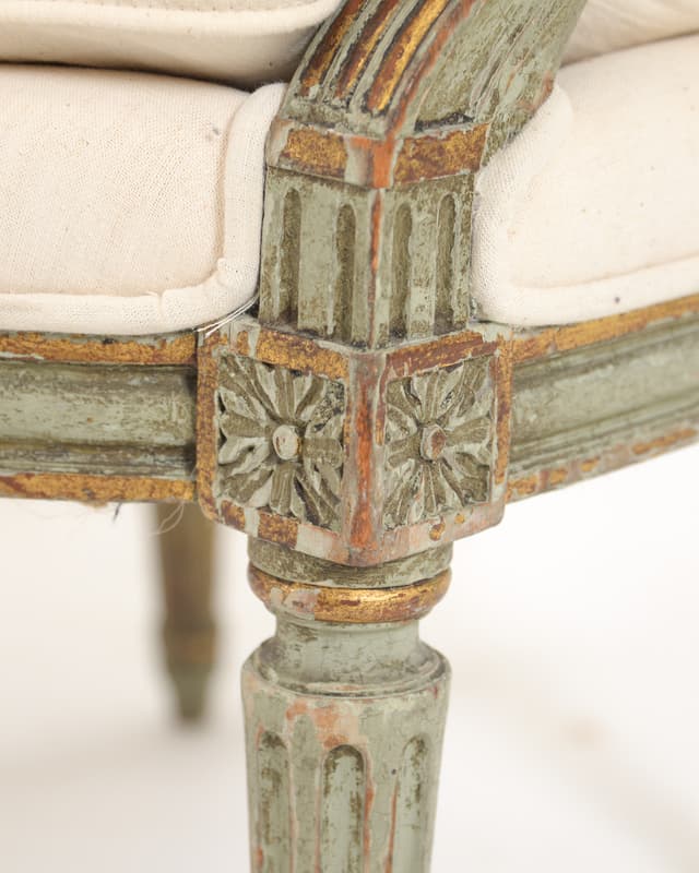 Pair of French 18th Century Armchairs gallery image 2