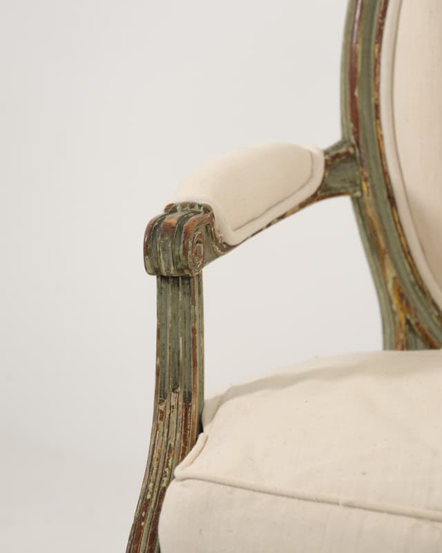 Pair of French 18th Century Armchairs gallery image 4
