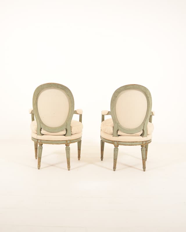 Pair of French 18th Century Armchairs gallery image 5