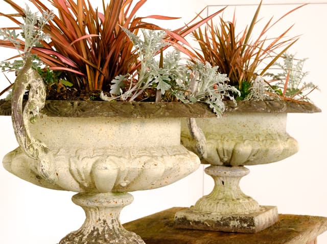 French 19th Century Cast Iron Jardinières gallery image 9