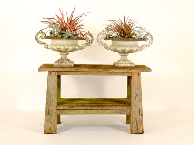 French 19th Century Cast Iron Jardinières gallery image 10