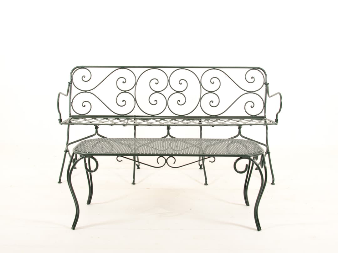 Garden bench and table main image