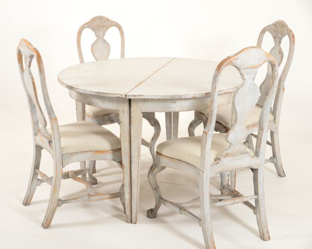 Swedish Extending Dining Table gallery image 6