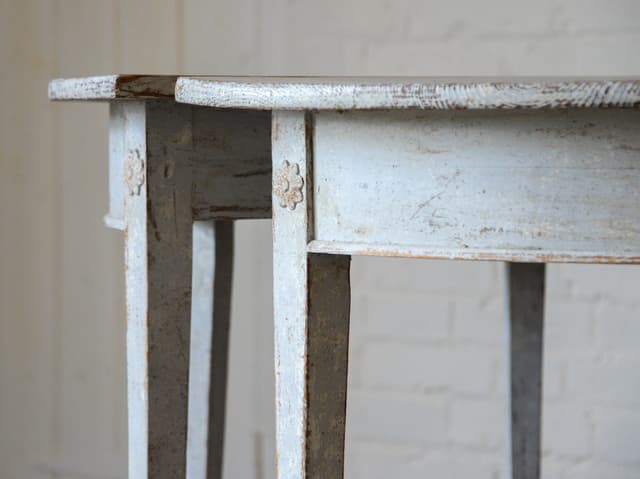 Pair of Swedish Demi-Lune Tables gallery image 4