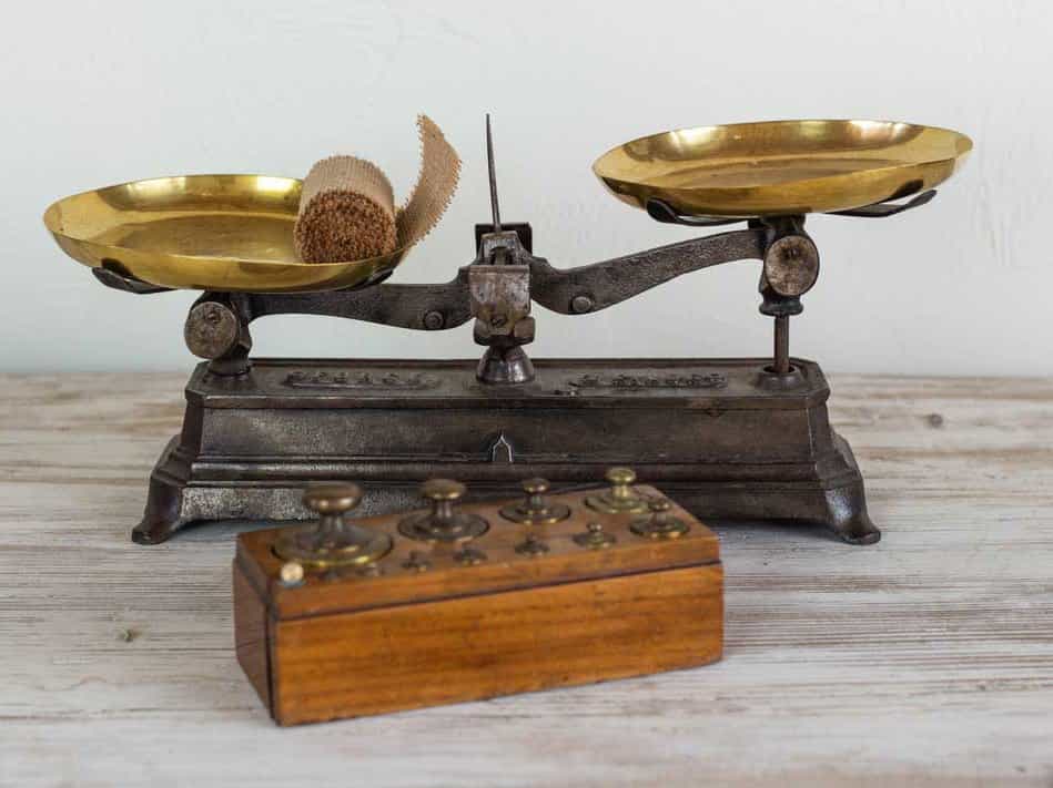 Set of French Weighing Scales