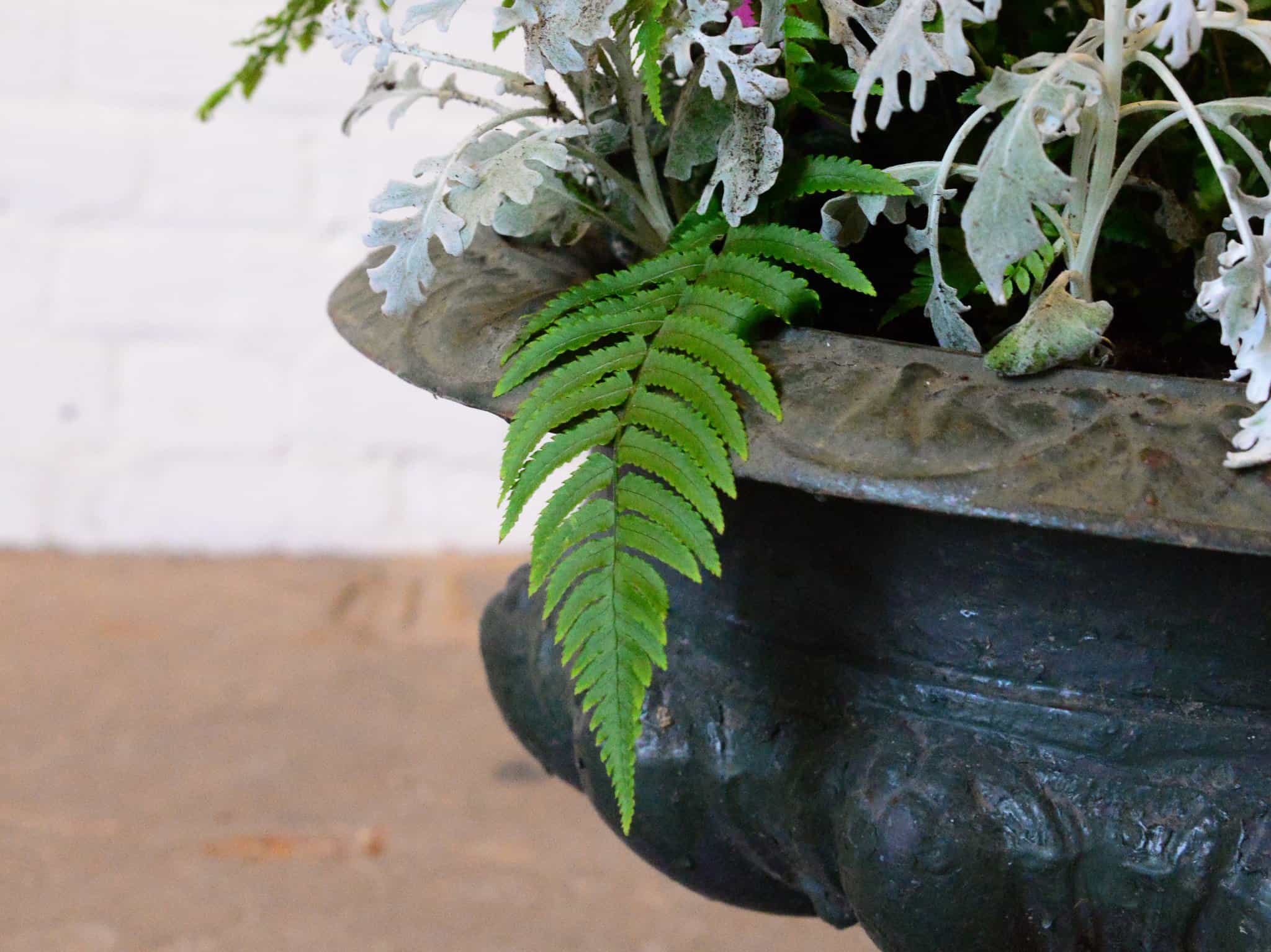 Cast iron planter