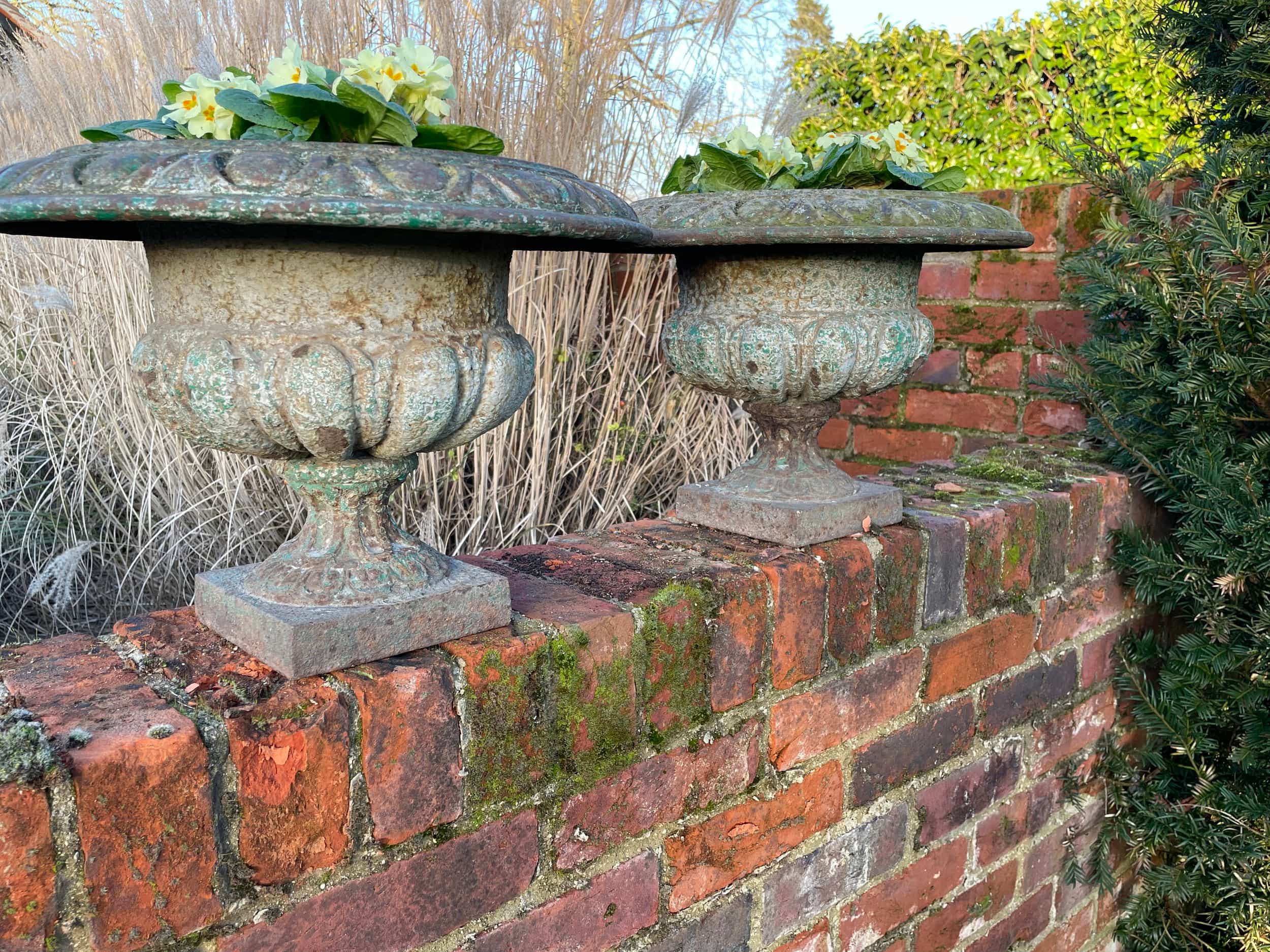 Pair of French 19th century planters