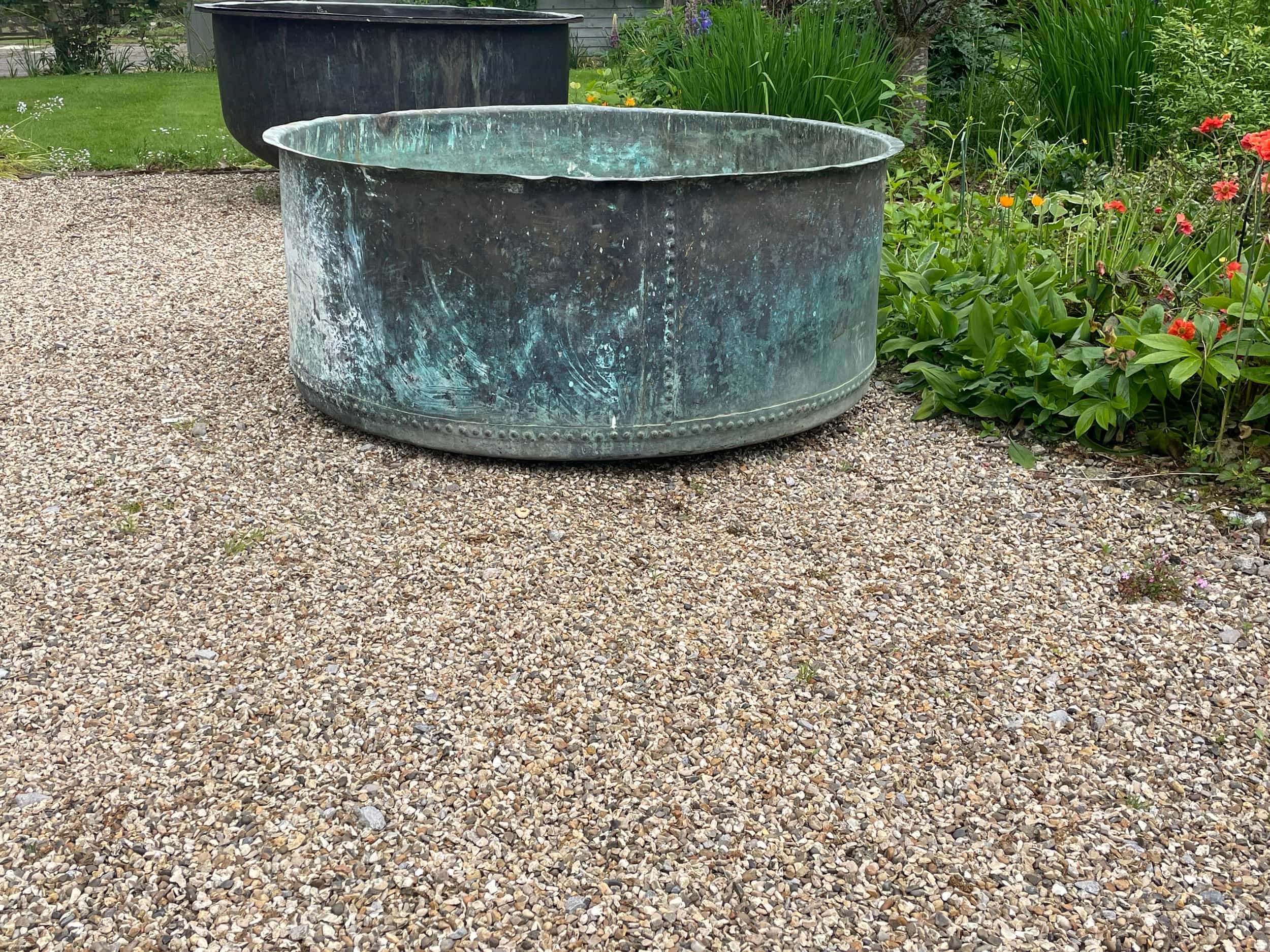 Very Large Copper Planter