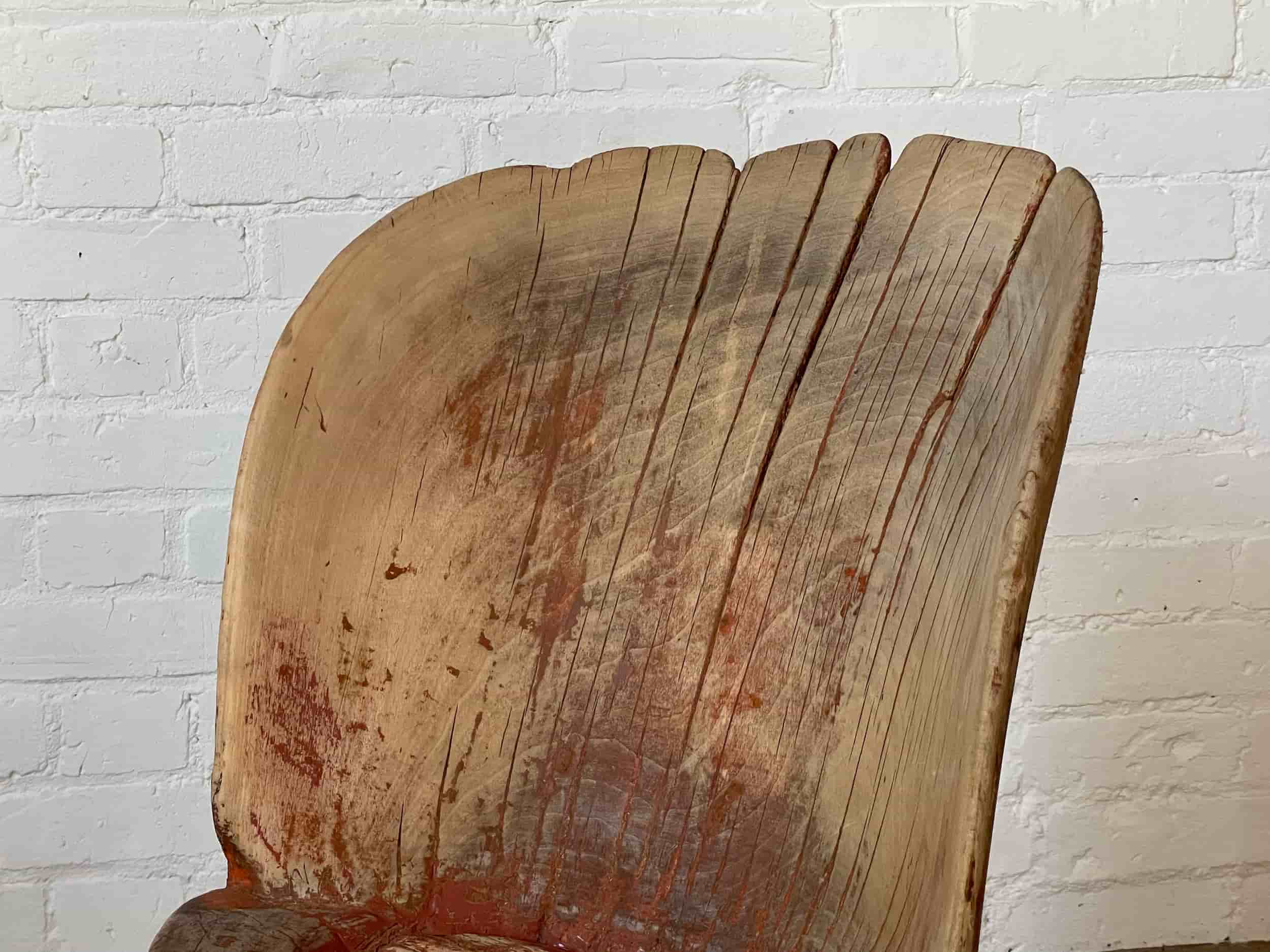 Swedish Folk Art Kubbstol gallery image 4