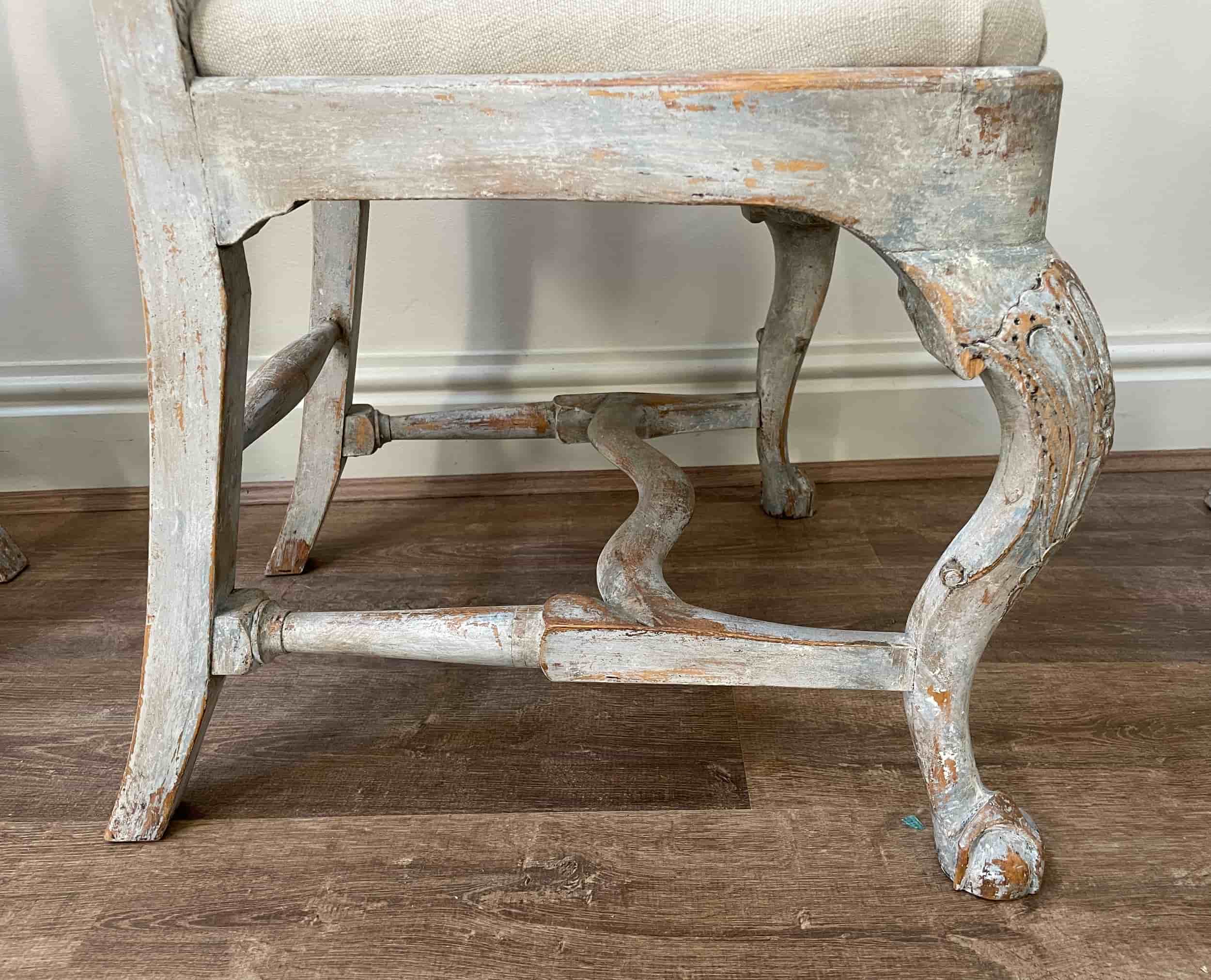 Set of 4 Swedish Dining Chairs gallery image 3