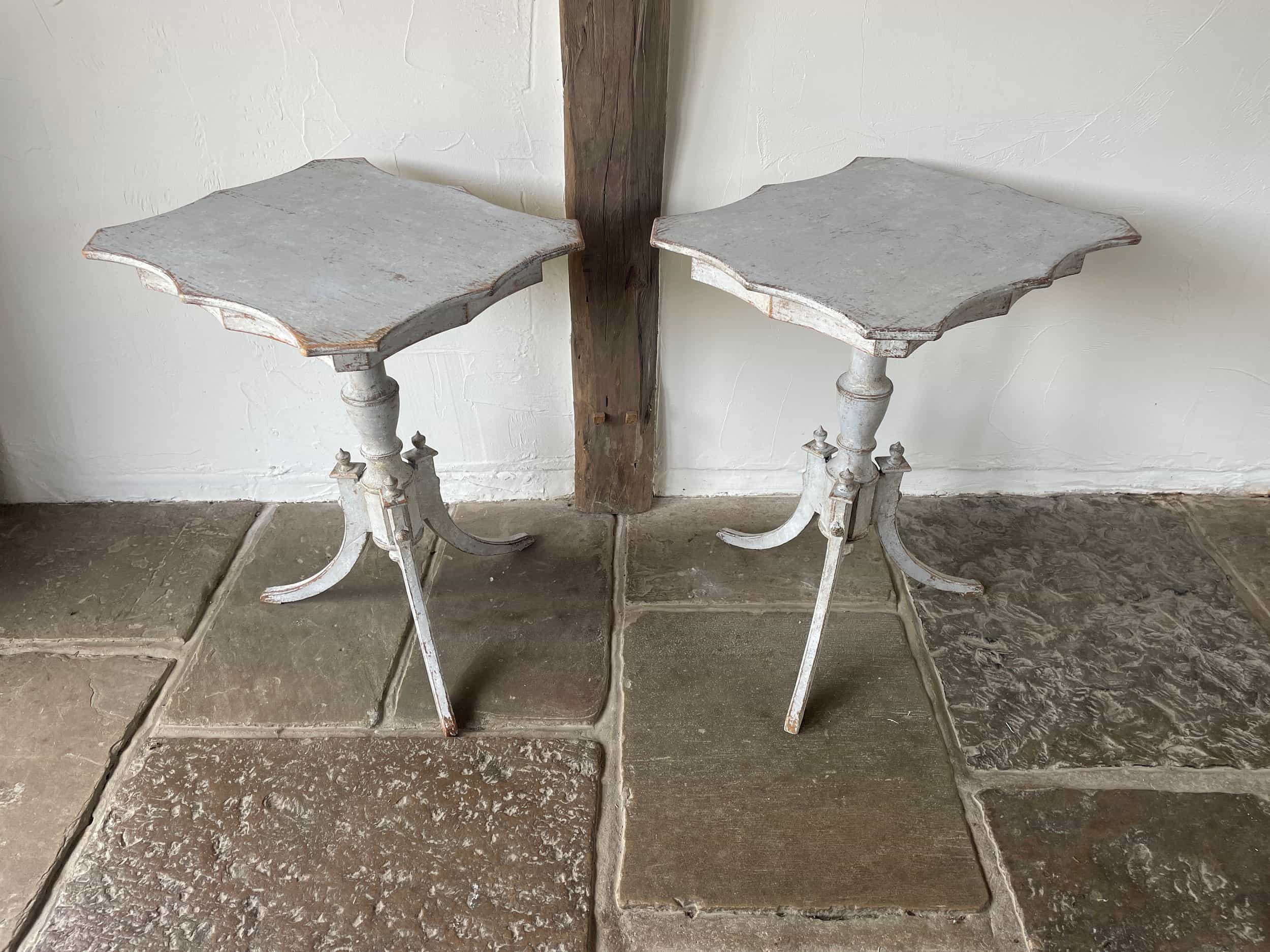 Pair of Swedish Side Tables