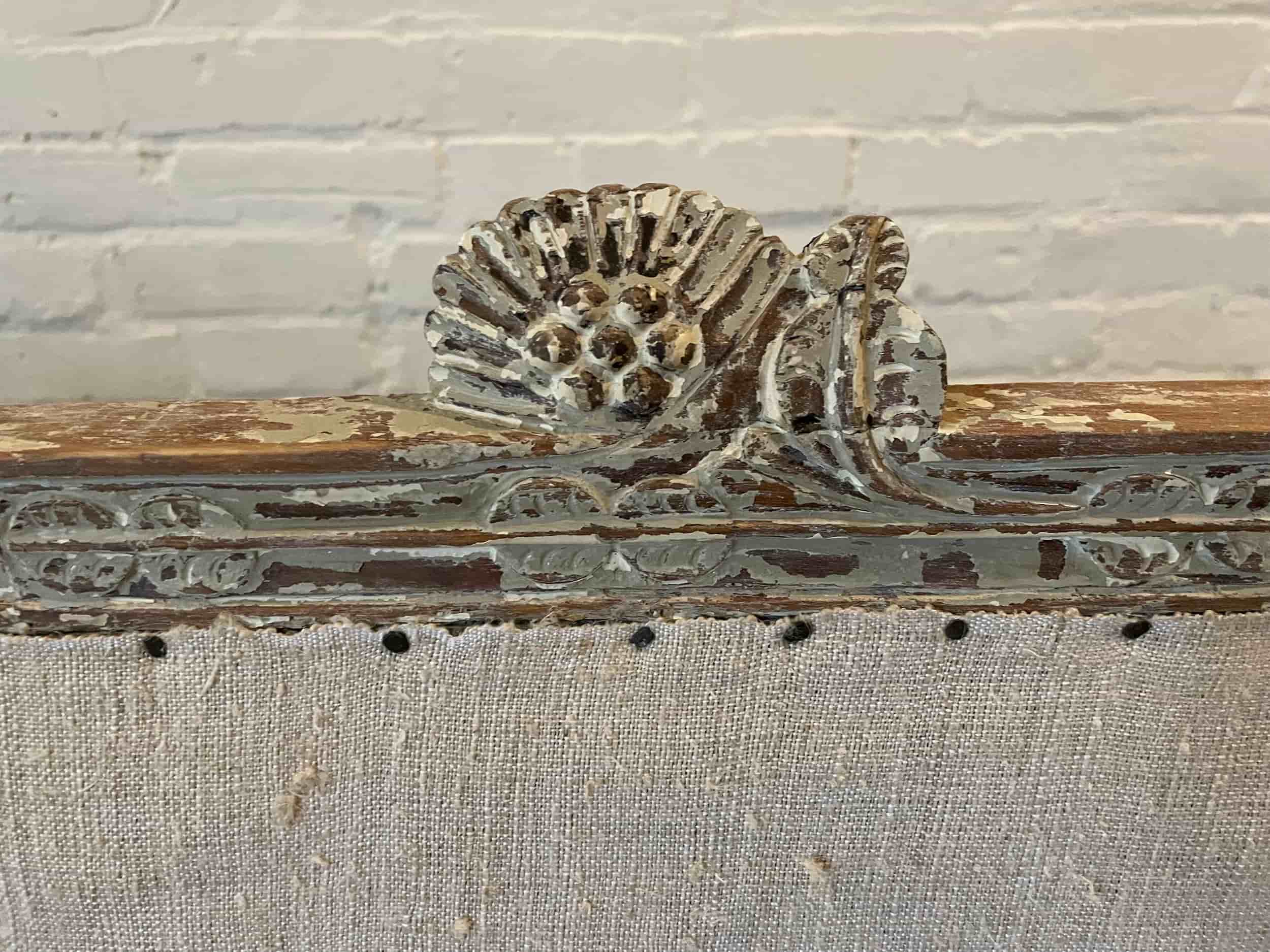 Gustavian Upholstered Sofa gallery image 1