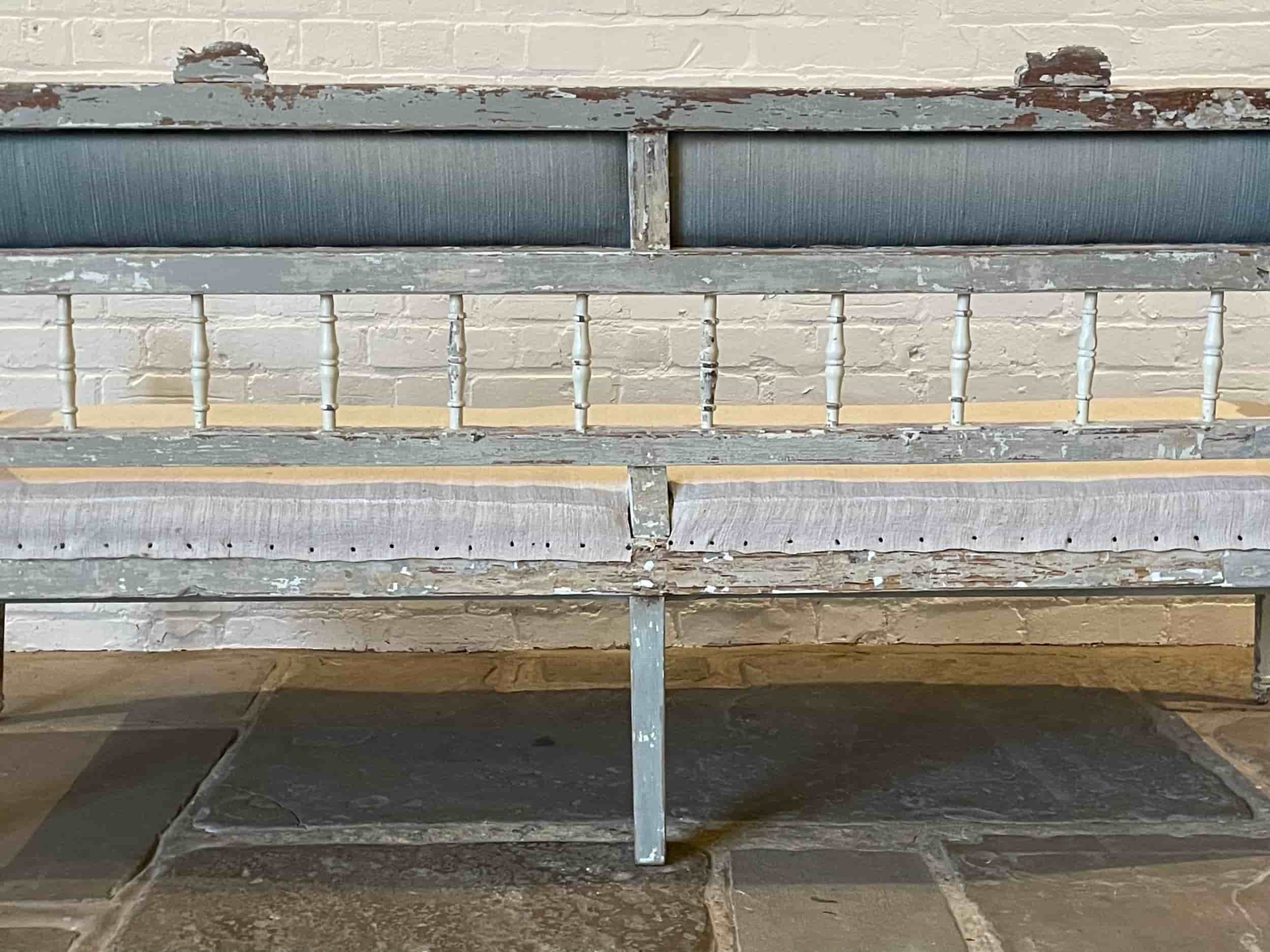 Gustavian Upholstered Sofa gallery image 2