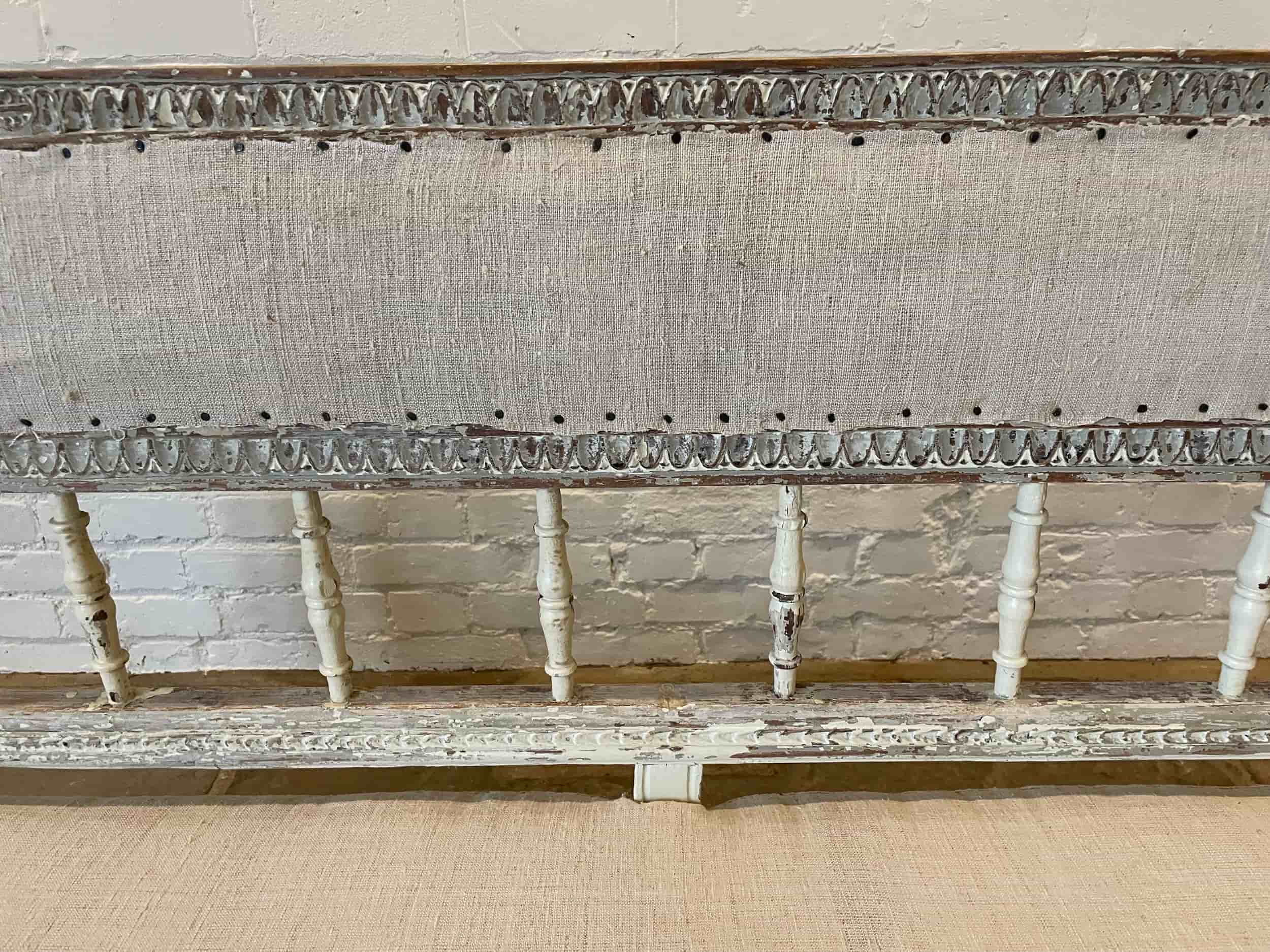 Gustavian Upholstered Sofa gallery image 6