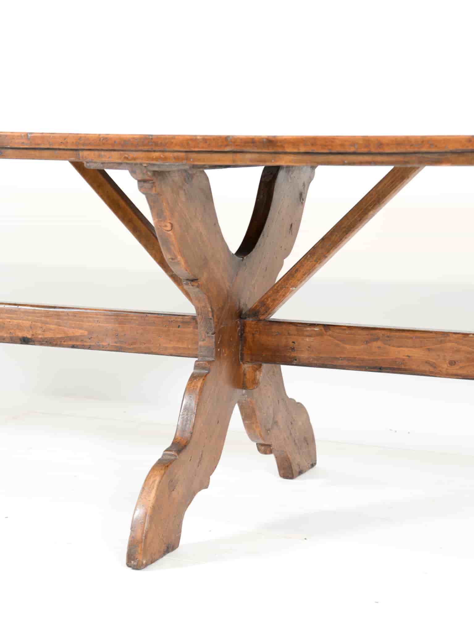 Italian 330cm polished wood dining table gallery image 2