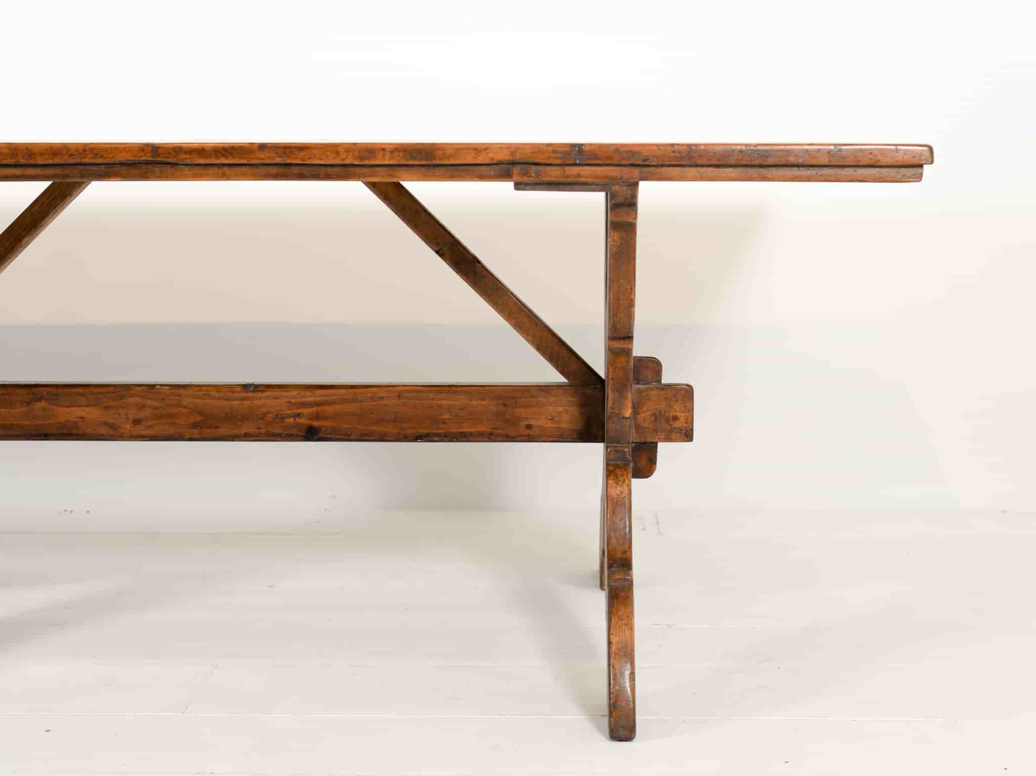 Italian 330cm polished wood dining table gallery image 3